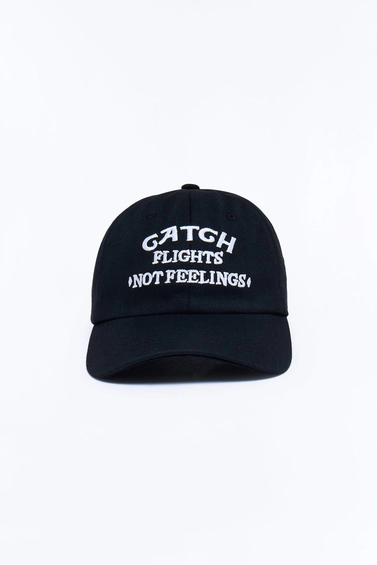 Catch Flights Baseball Hat - Black/combo — Preto/combinação