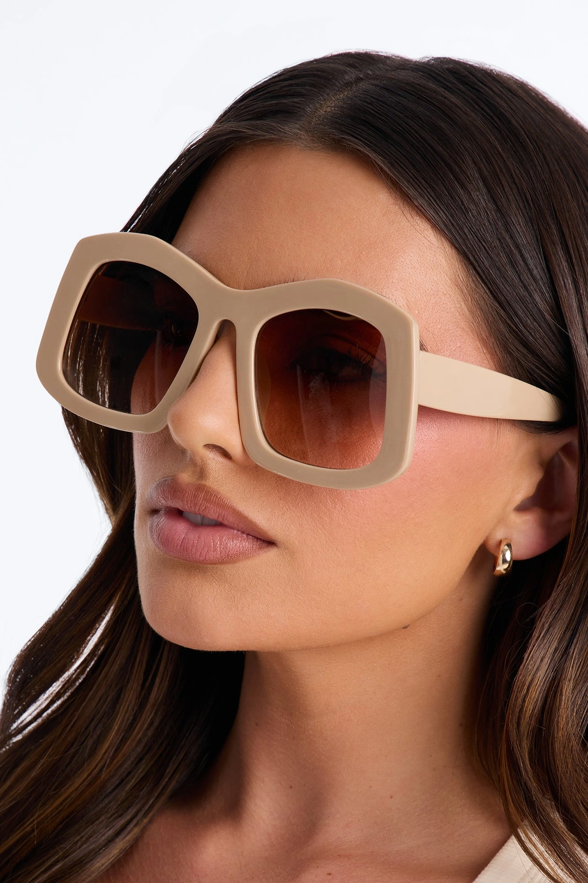 Bubble Pop Sunglasses - Brown — Castanho