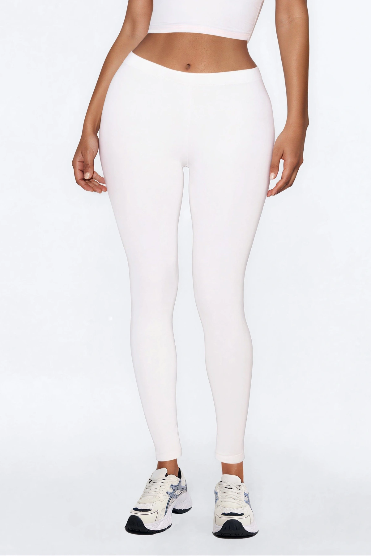Almost Every Day Leggings - White — Branco