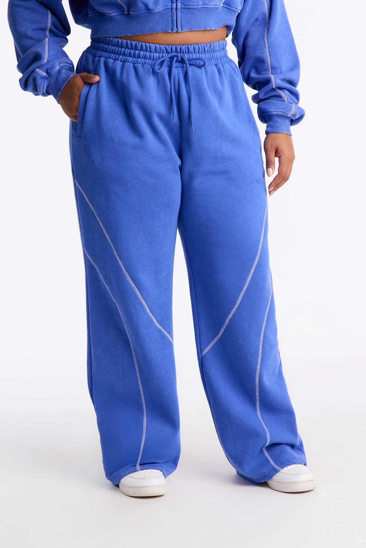 Norah Washed Lounge Pant - Blue — Azul