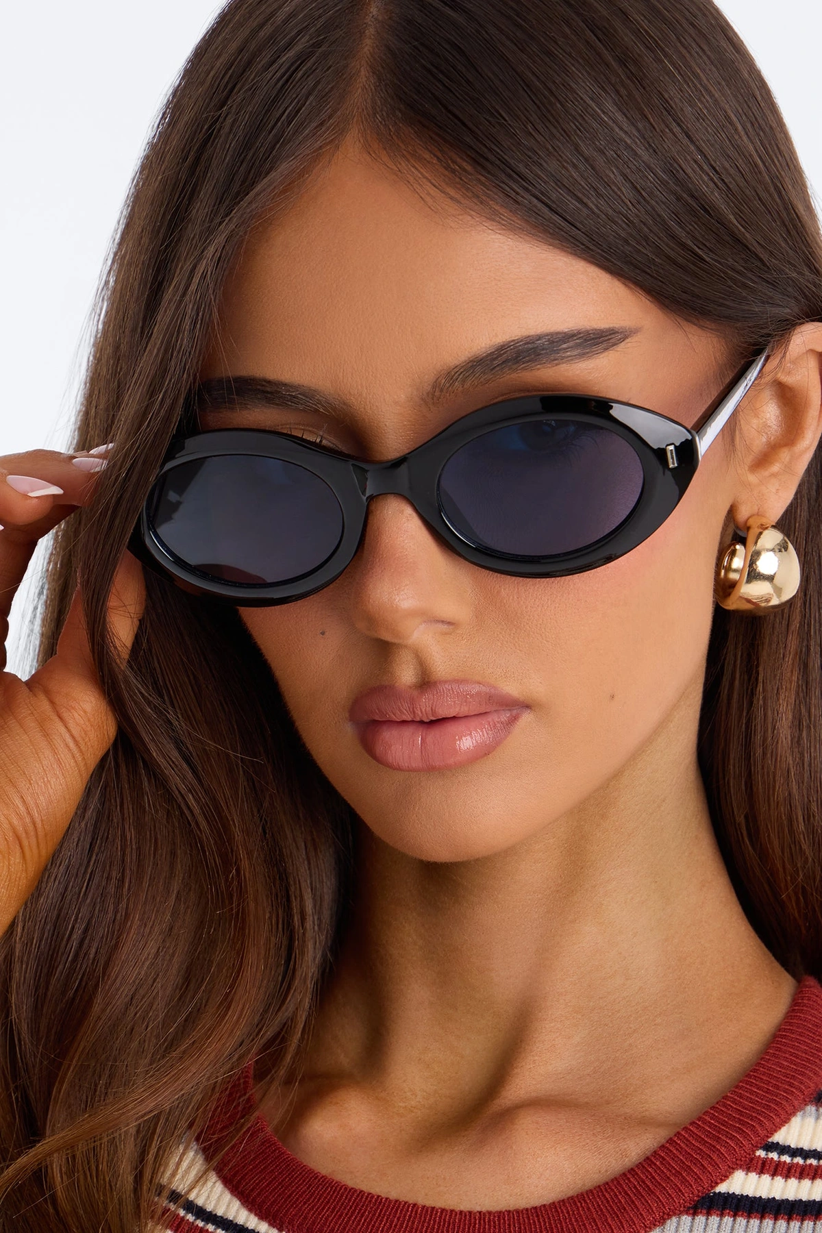 Cappuccino And Croissants Sunglasses - Black — Preto