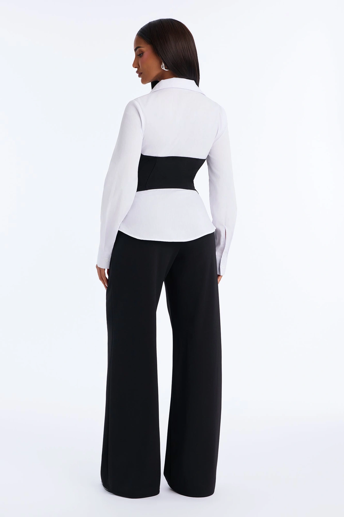 Mellie Layered Pant Set - Black/combo — Preto/combinação