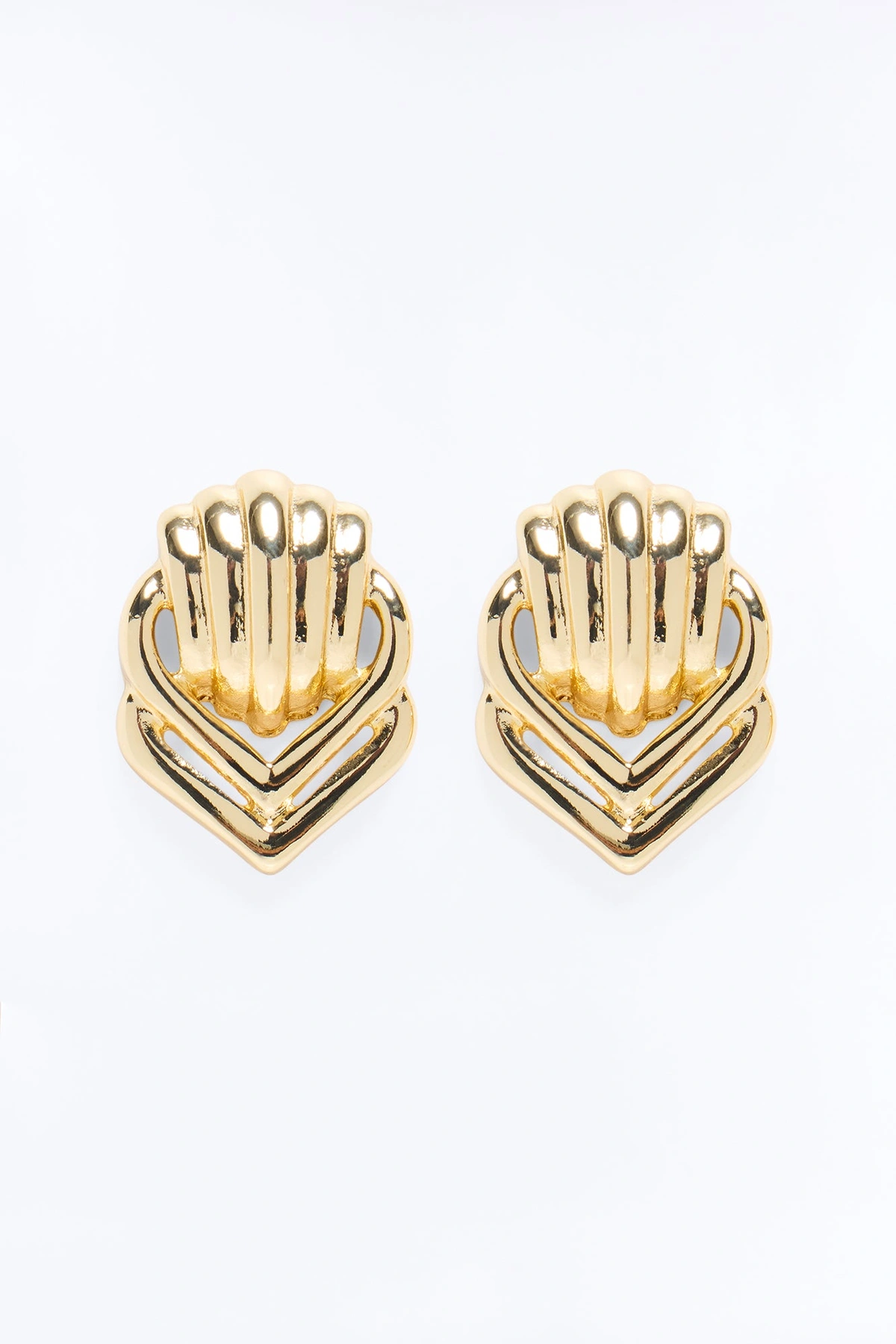 Come Knocking Drop Earrings - Gold — Dourado