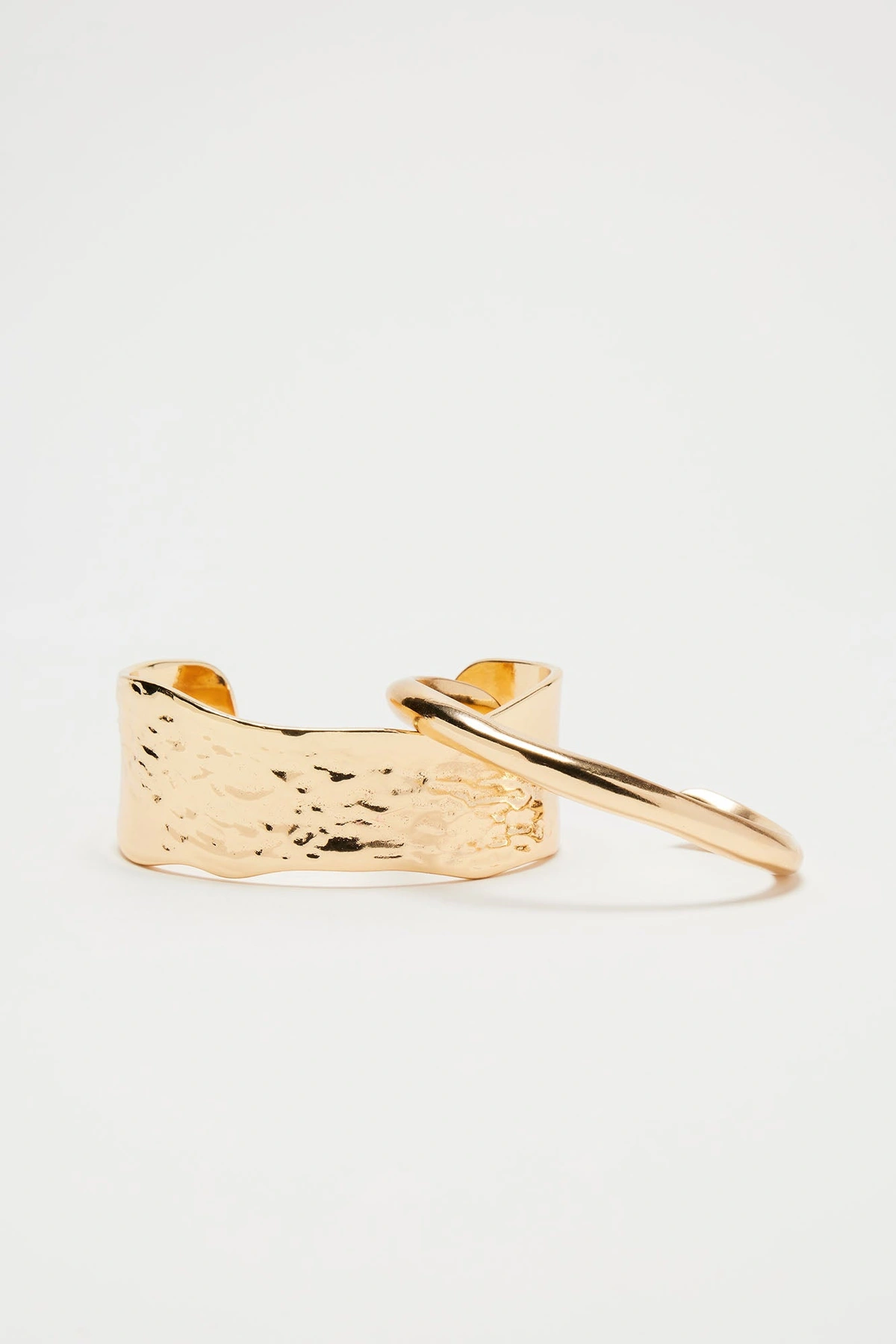 Mira 2 Piece Bracelet Set - Gold — Dourado