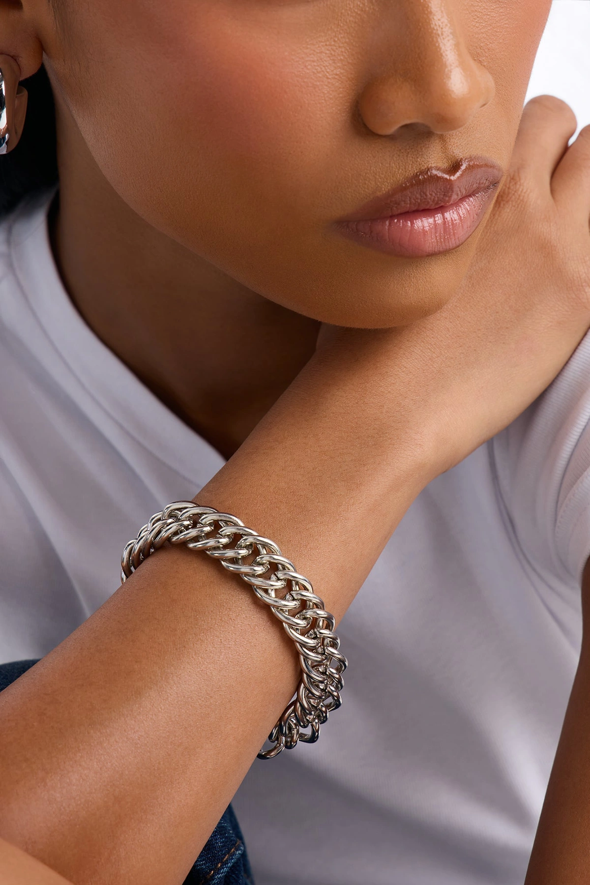 Daily Link Bracelet - Silver — Prateado