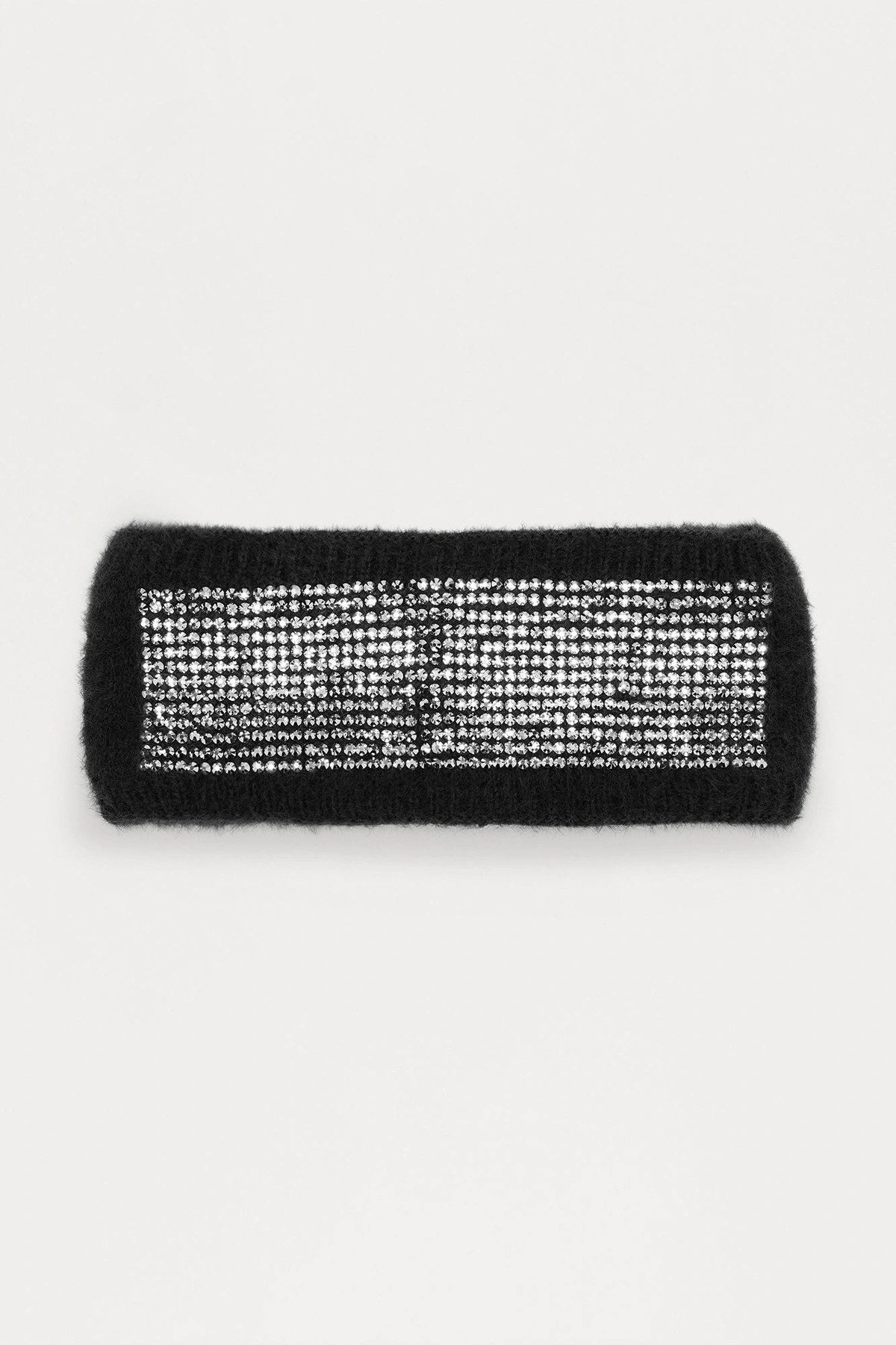 A Lot Of Sparkle Rhinestone Headband - Black — Preto