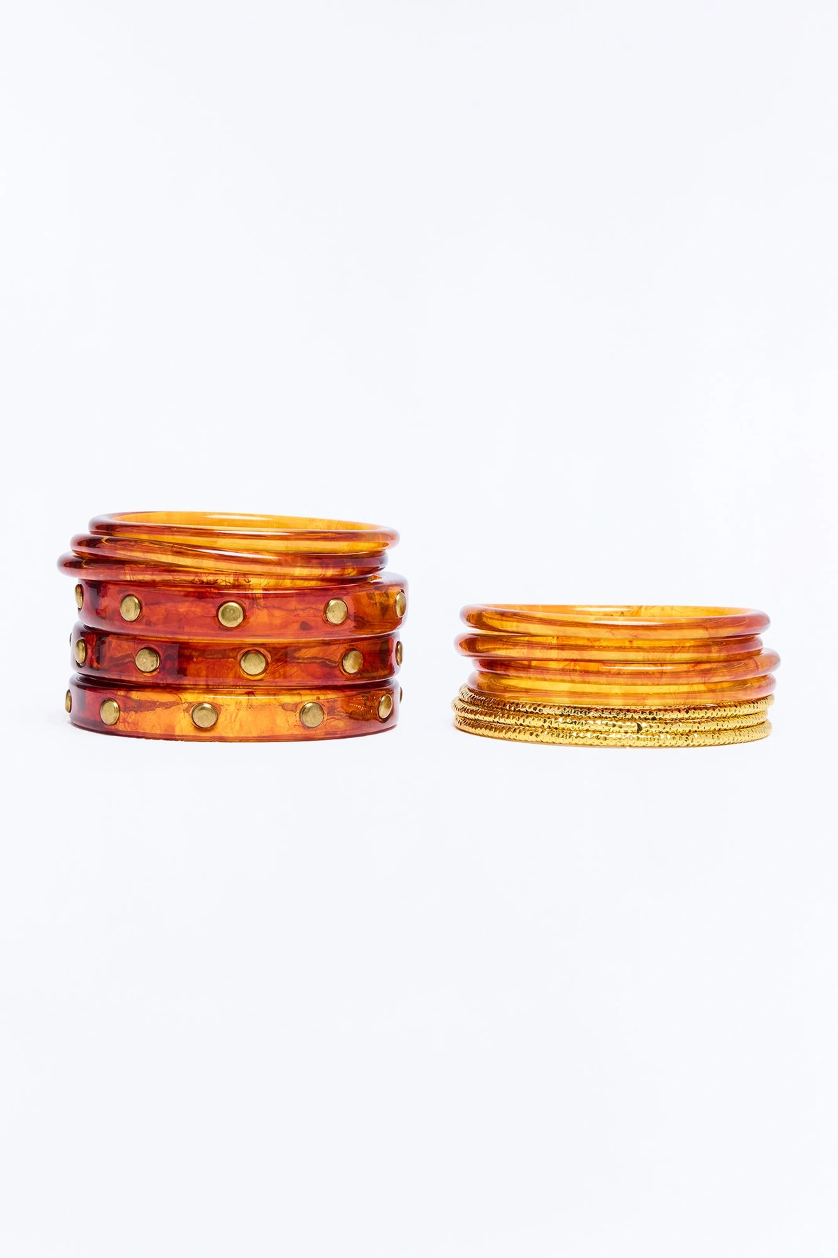 Hideaway 13 Piece Bracelet Set - Brown/combo — Castanho/combinação