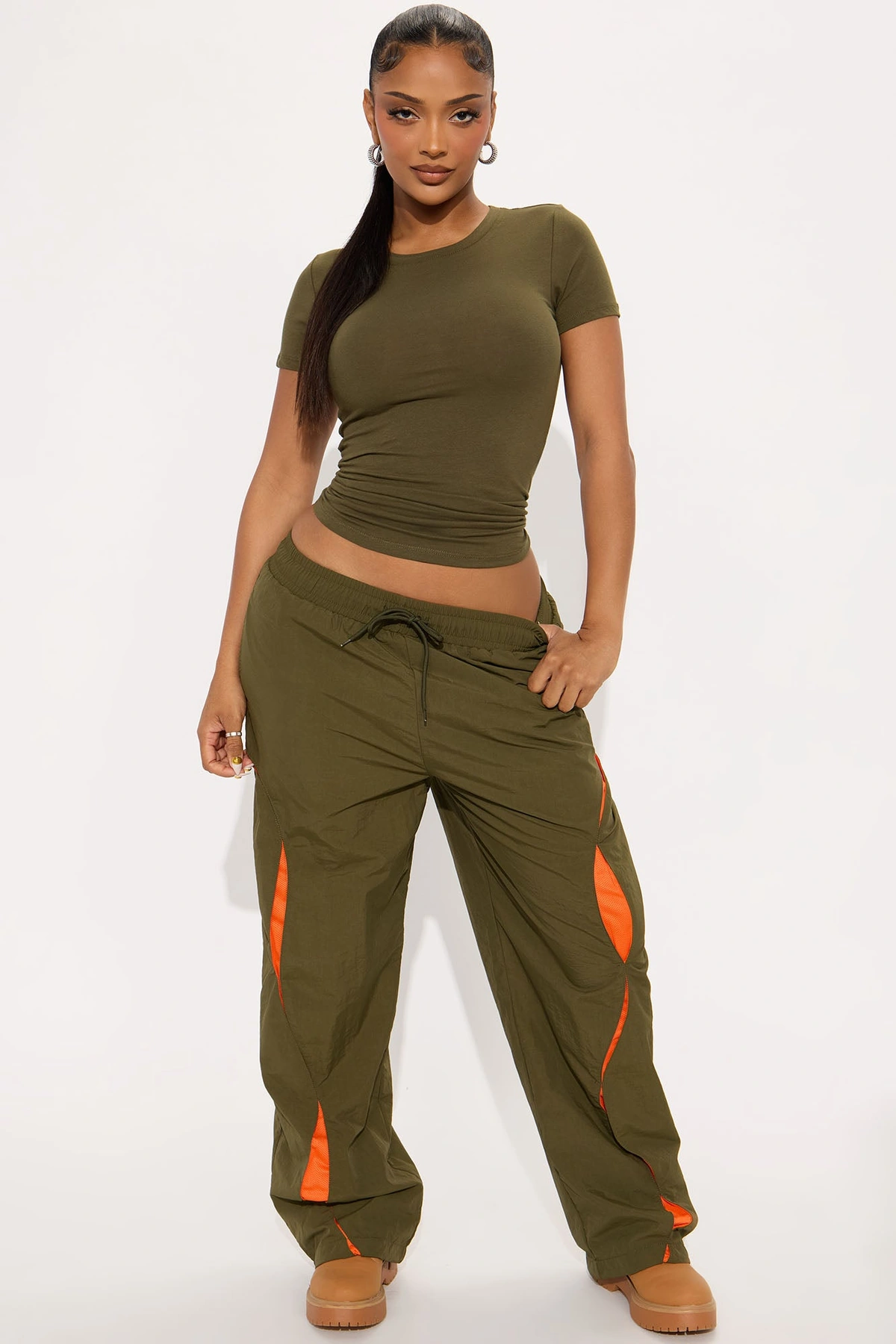 My Everyday Crew Neck Tee - Olive — Verde-azeitona