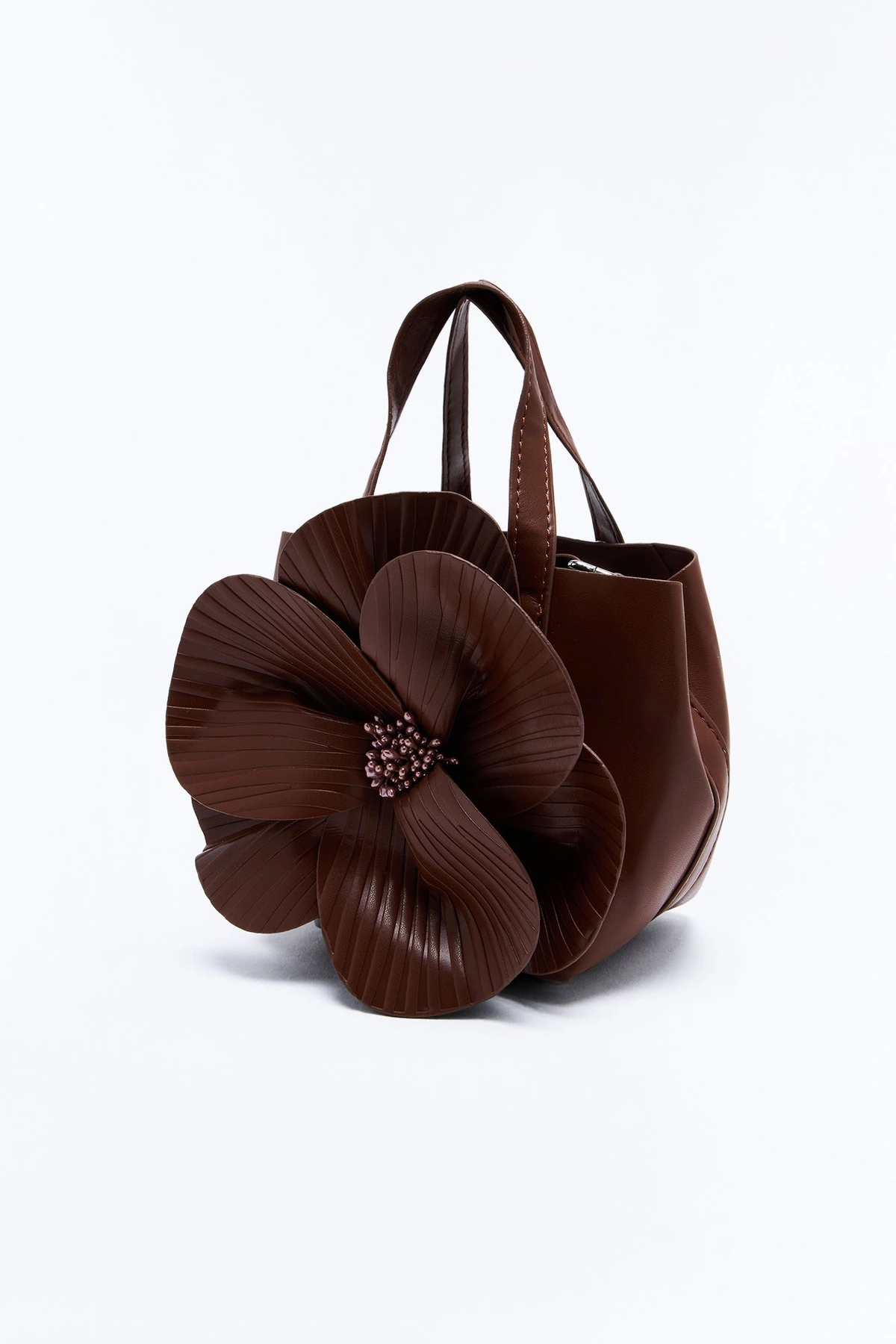 Flora Handbag - Brown — Castanho