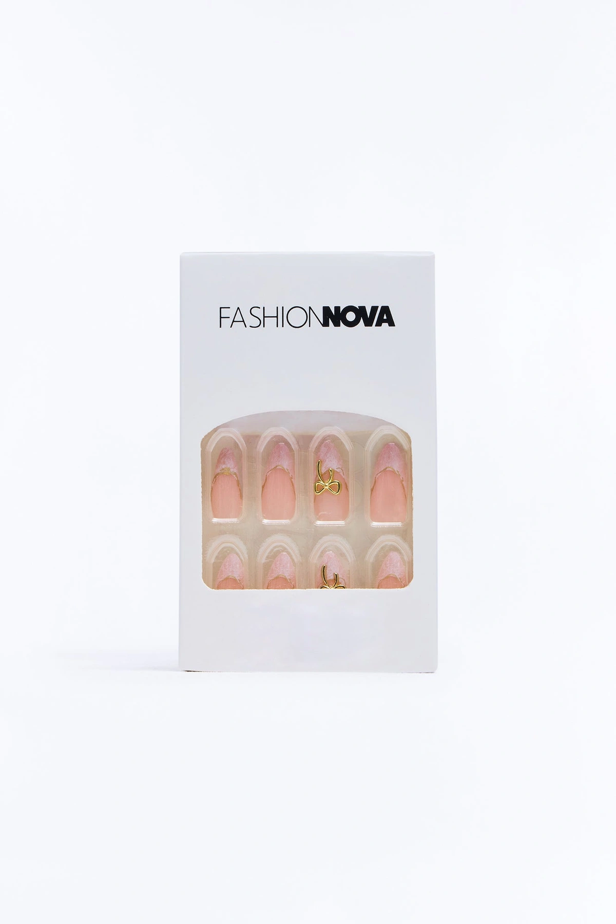 Bowtiful Tips Press On Nail Set - Pink/combo — Rosa/combinação