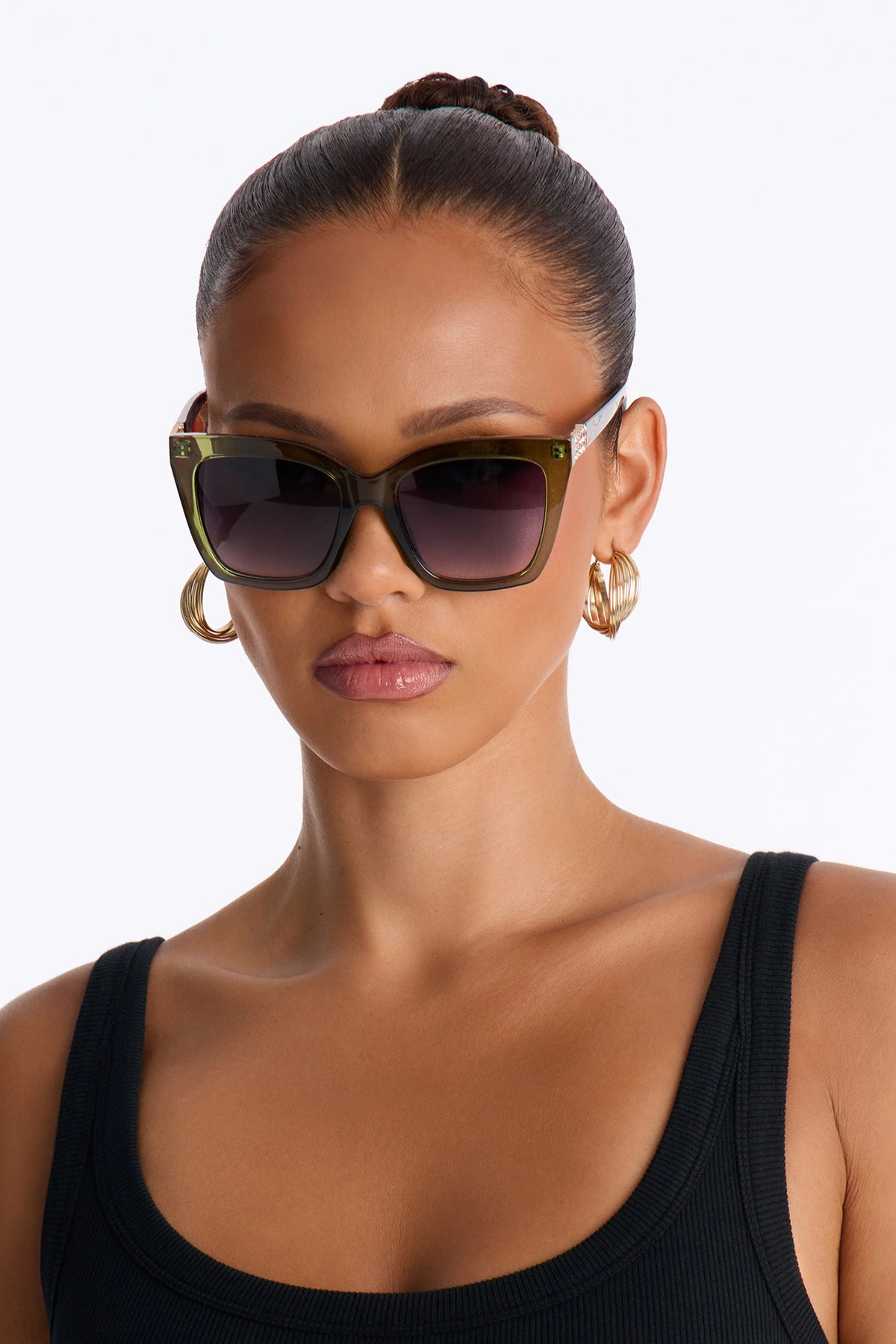 Just My Alter Ego Sunglasses - Green — Verde