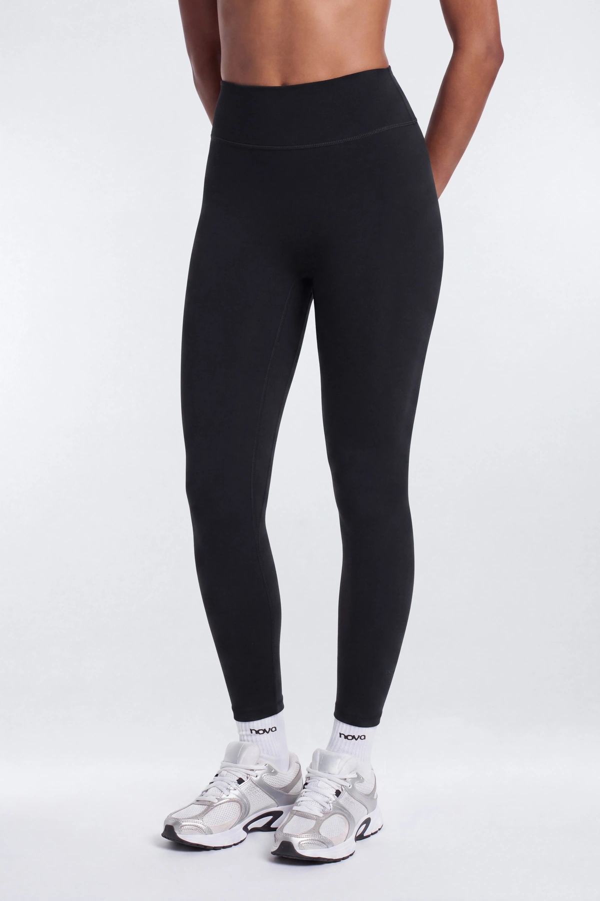 CloudForm™ 25″ High Rise Legging - Black — Preto