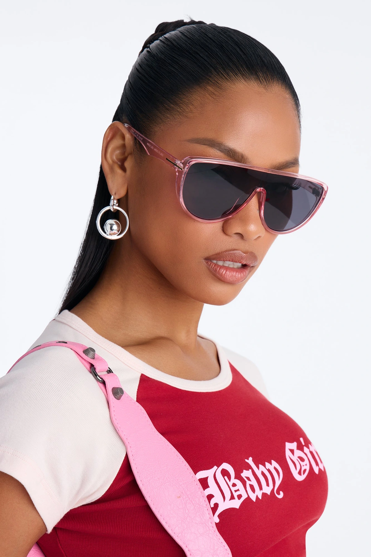 Sun Riot Sunglasses - Pink — Rosa