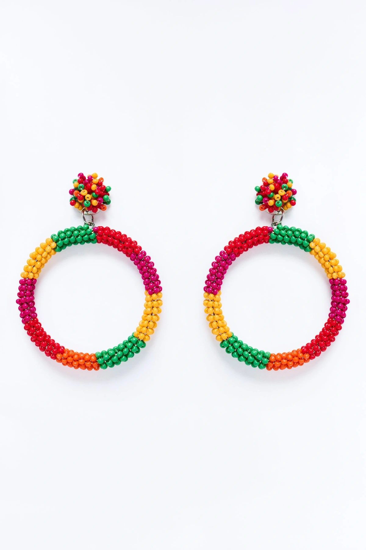 Love The Vibes Drop Earrings - Multi Color — Multicolor