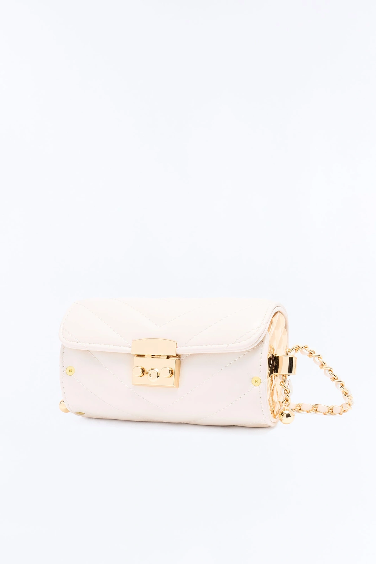 I Watch The Moon Faux Leather Crossbody Handbag - Ivory — Marfim