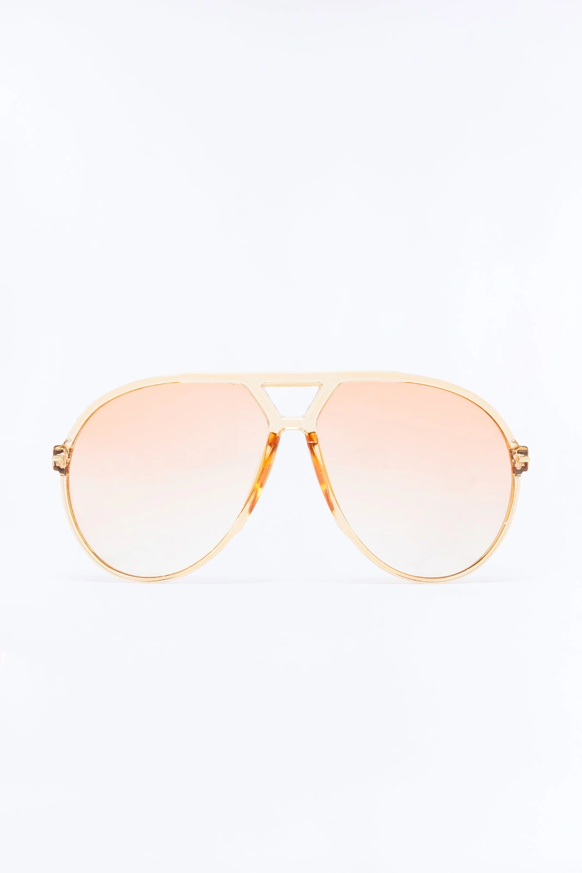 Thick Heat Aviator Sunglasses - Orange/combo — Laranja/combinação