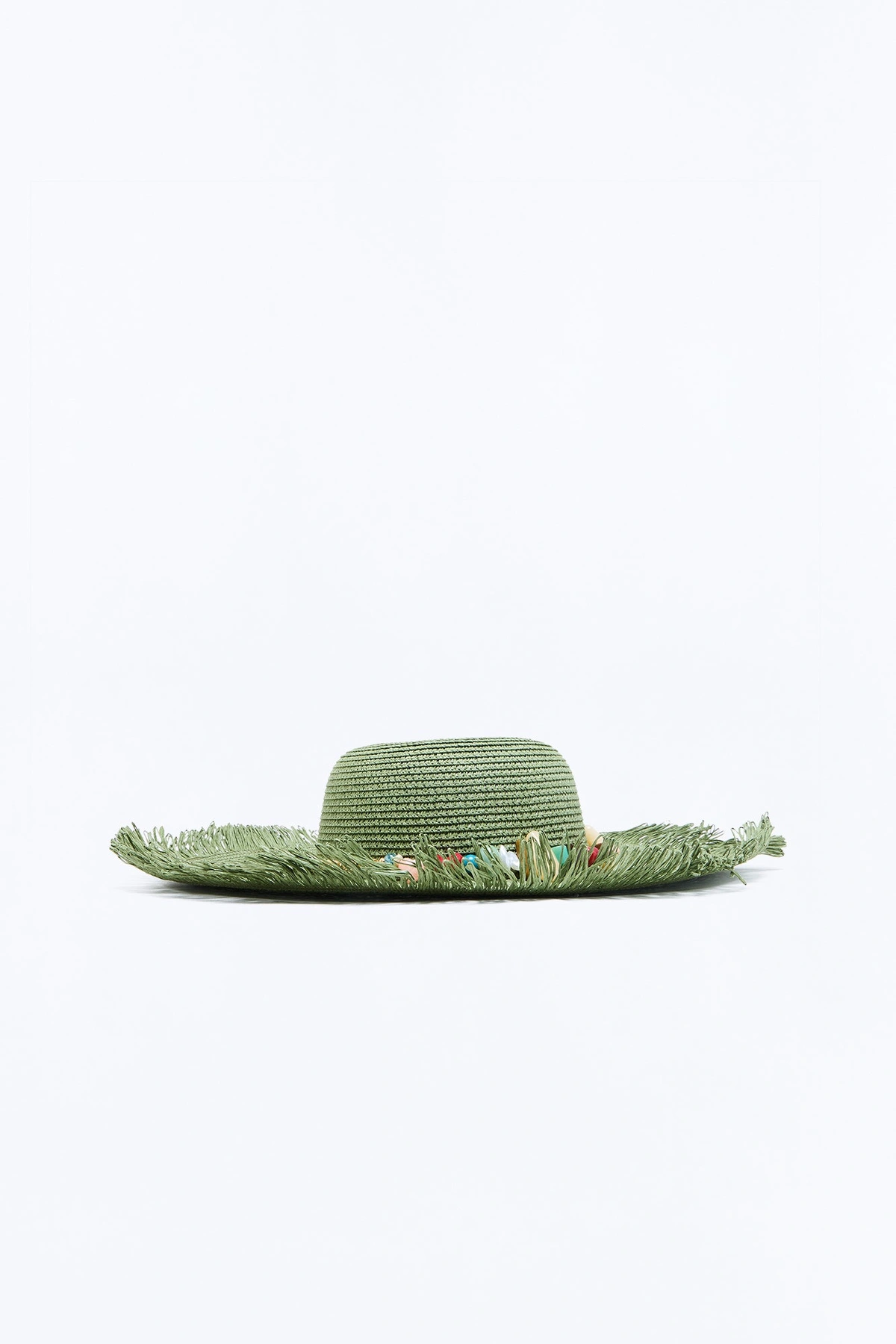 Hot Pebbles Straw Sun Hat - Green/combo — Verde/combinação