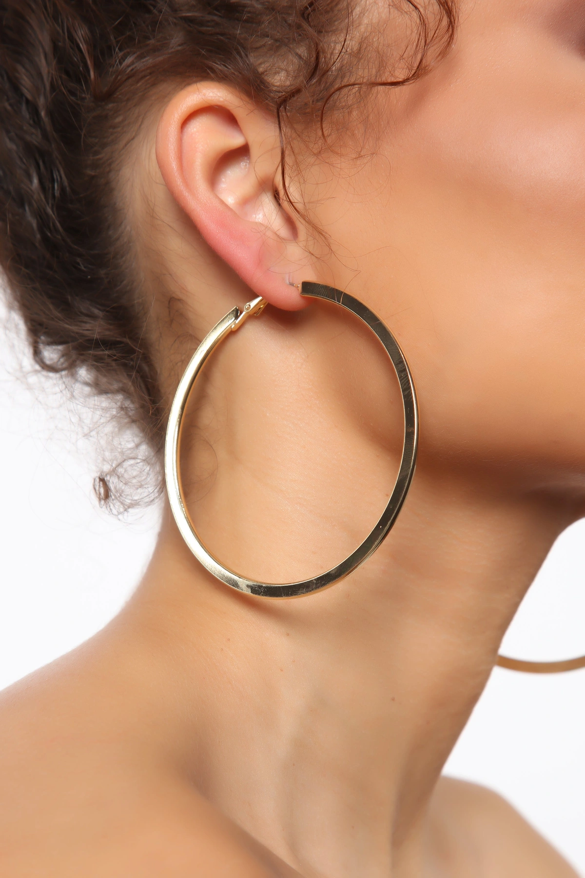 Mason Hoop Earrings - Gold — Dourado