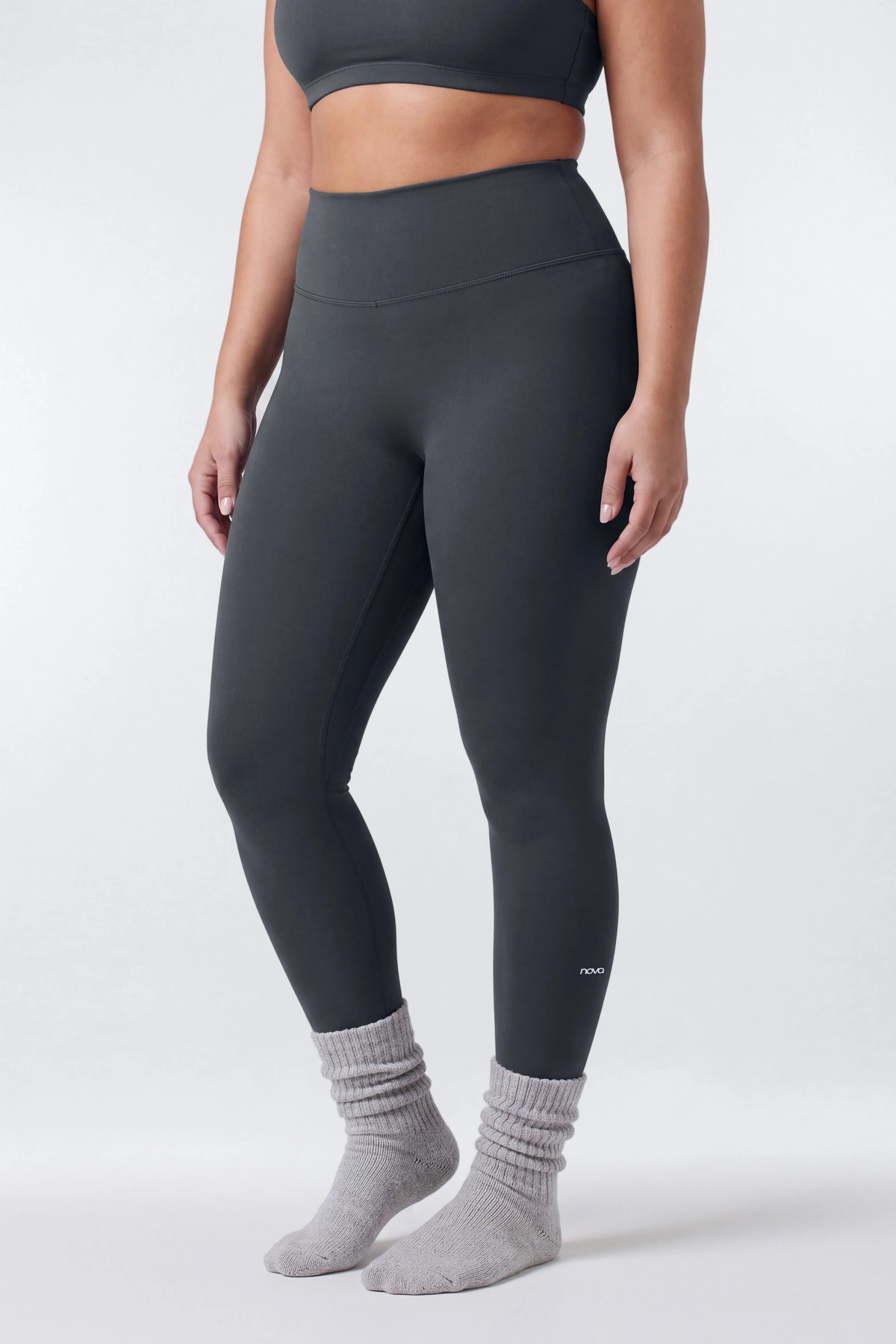 CloudForm™ 25″ High Rise Legging - Carbon — Carbon