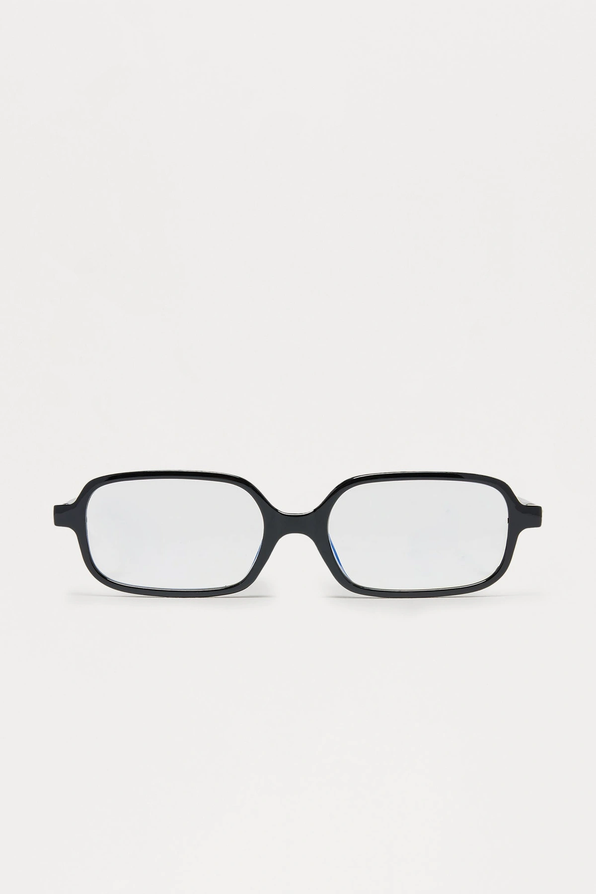 Mira Square Blue Light Glasses - Black — Preto
