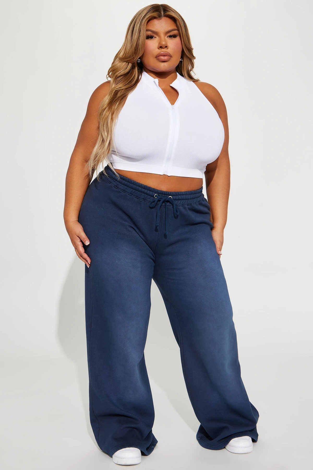 Gianna Washed Lounge Pant - Blue — Azul