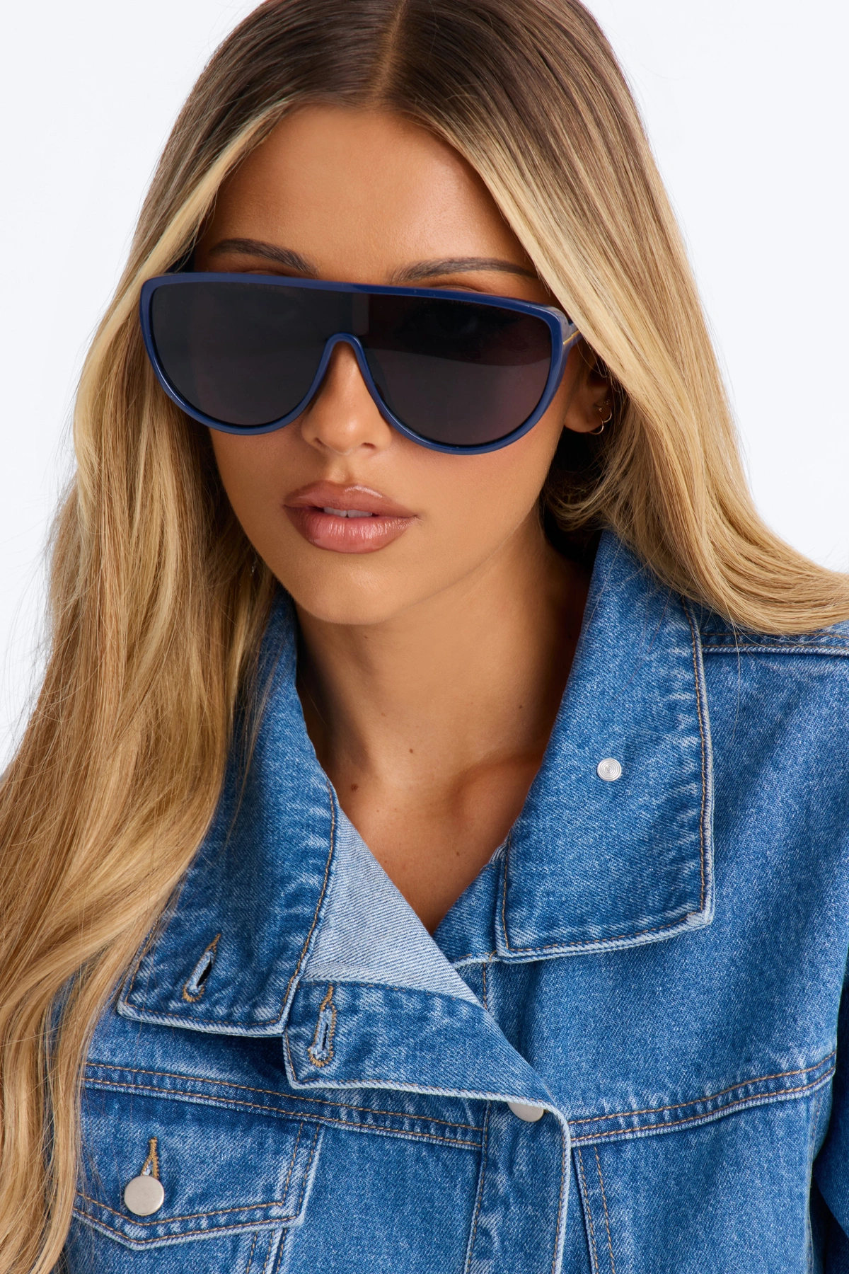 Sun Riot Sunglasses - Navy — Azul-marinho