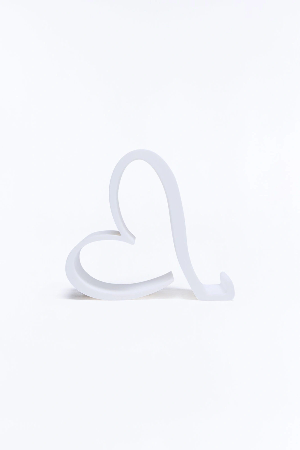 A Heart To Hold Phone Stand - White — Branco