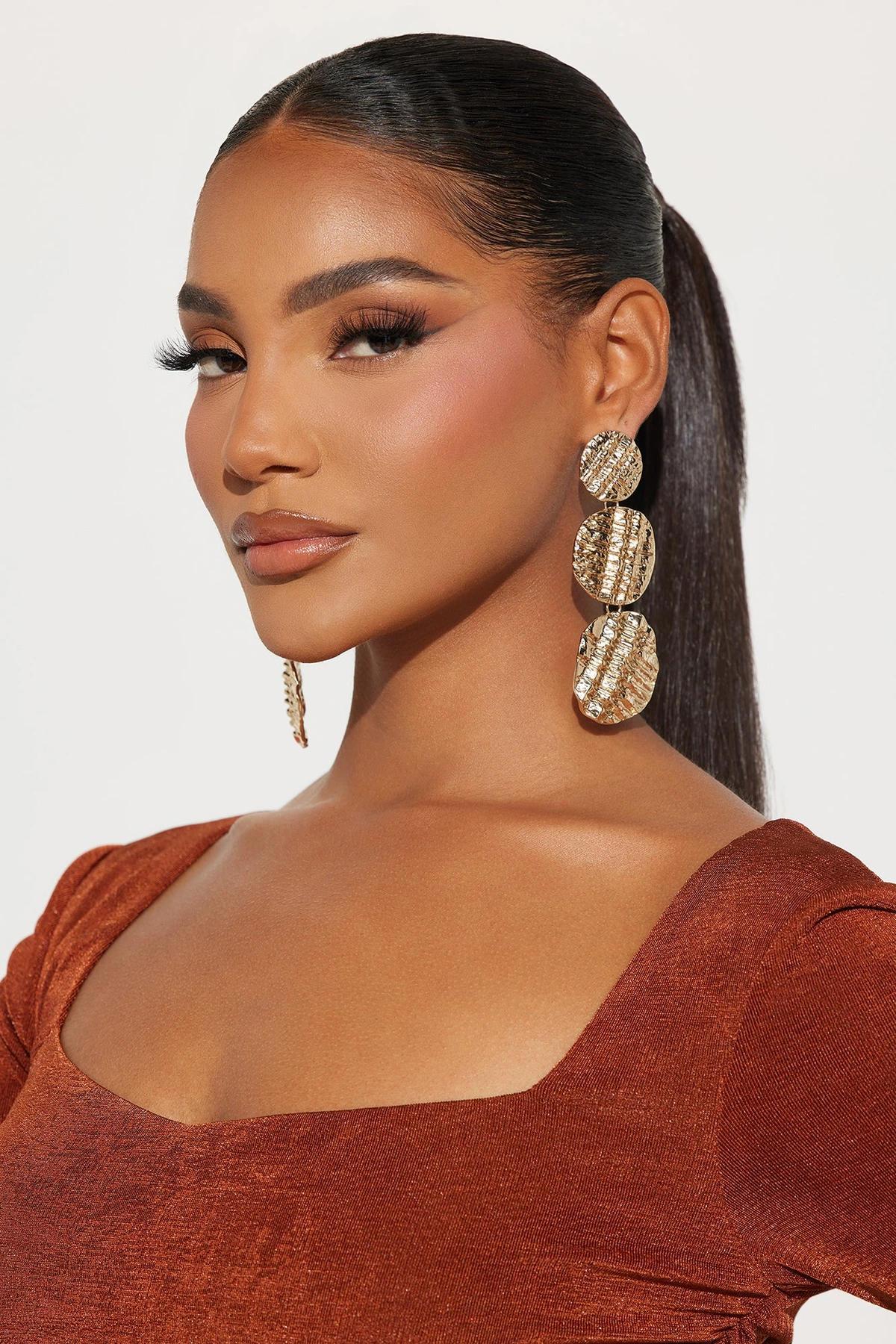 Ethiopia Earrings - Gold — Dourado