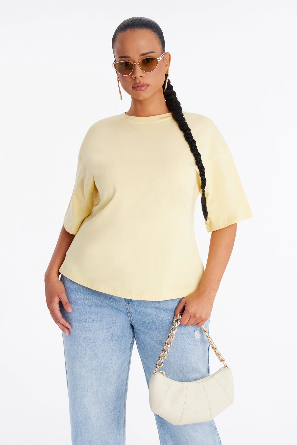 Jayden Fitted T-Shirt - Butter Yellow — Butter Amarelo