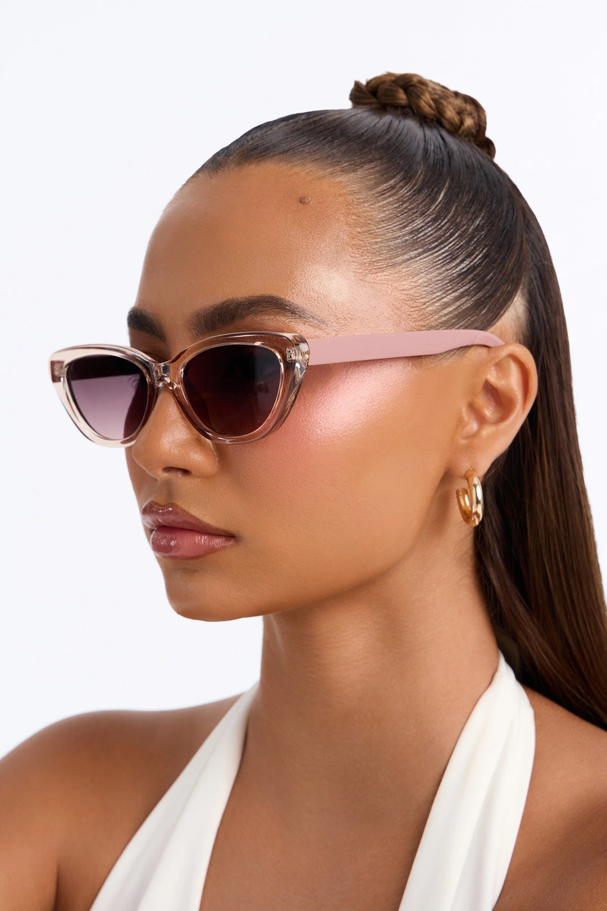 Spoiling Myself Sunglasses - Pink/combo — Rosa/combinação