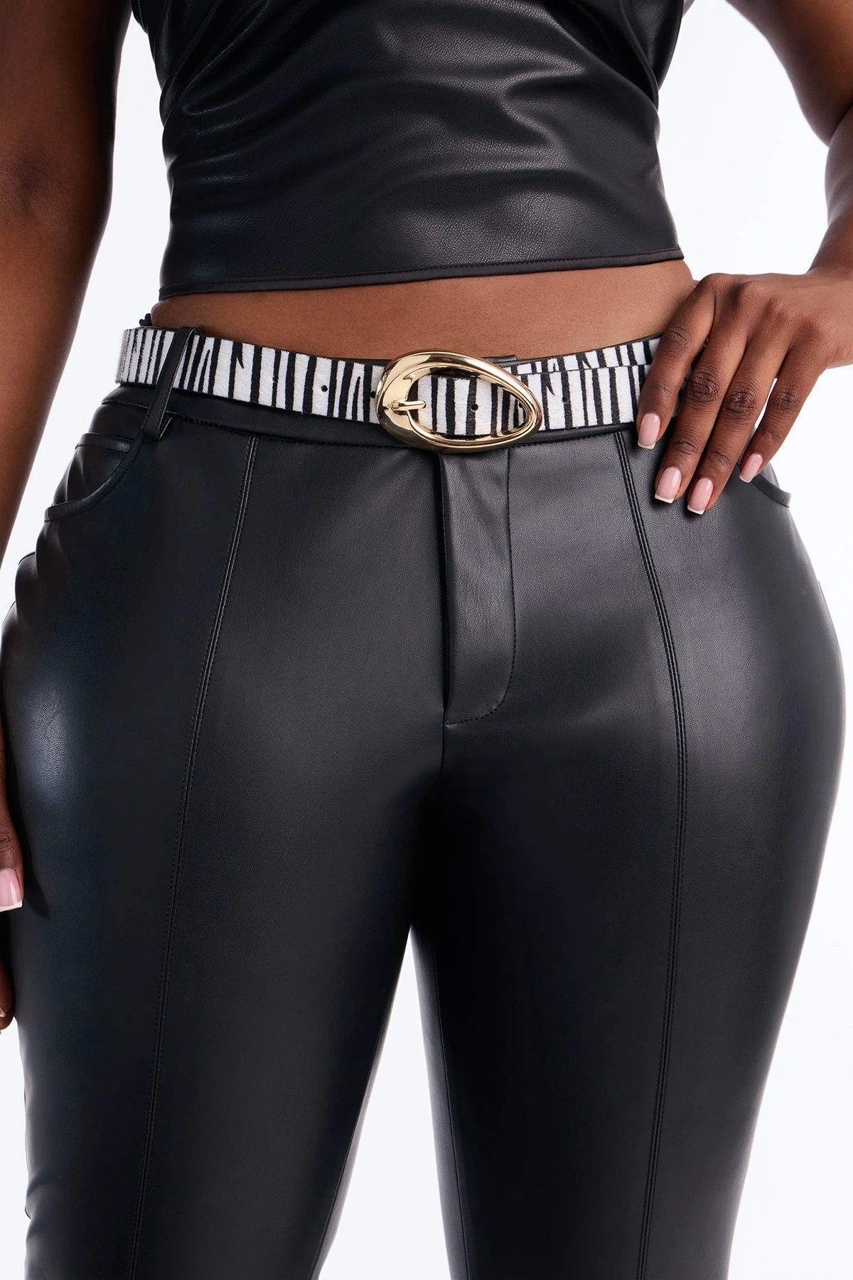 Wild Days Faux Suede 2 Piece Belt Set - Brown/combo — Castanho/combinação