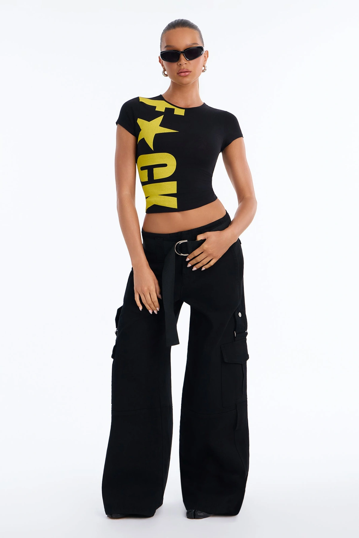 Unfiltered Star Tee - Black — Preto