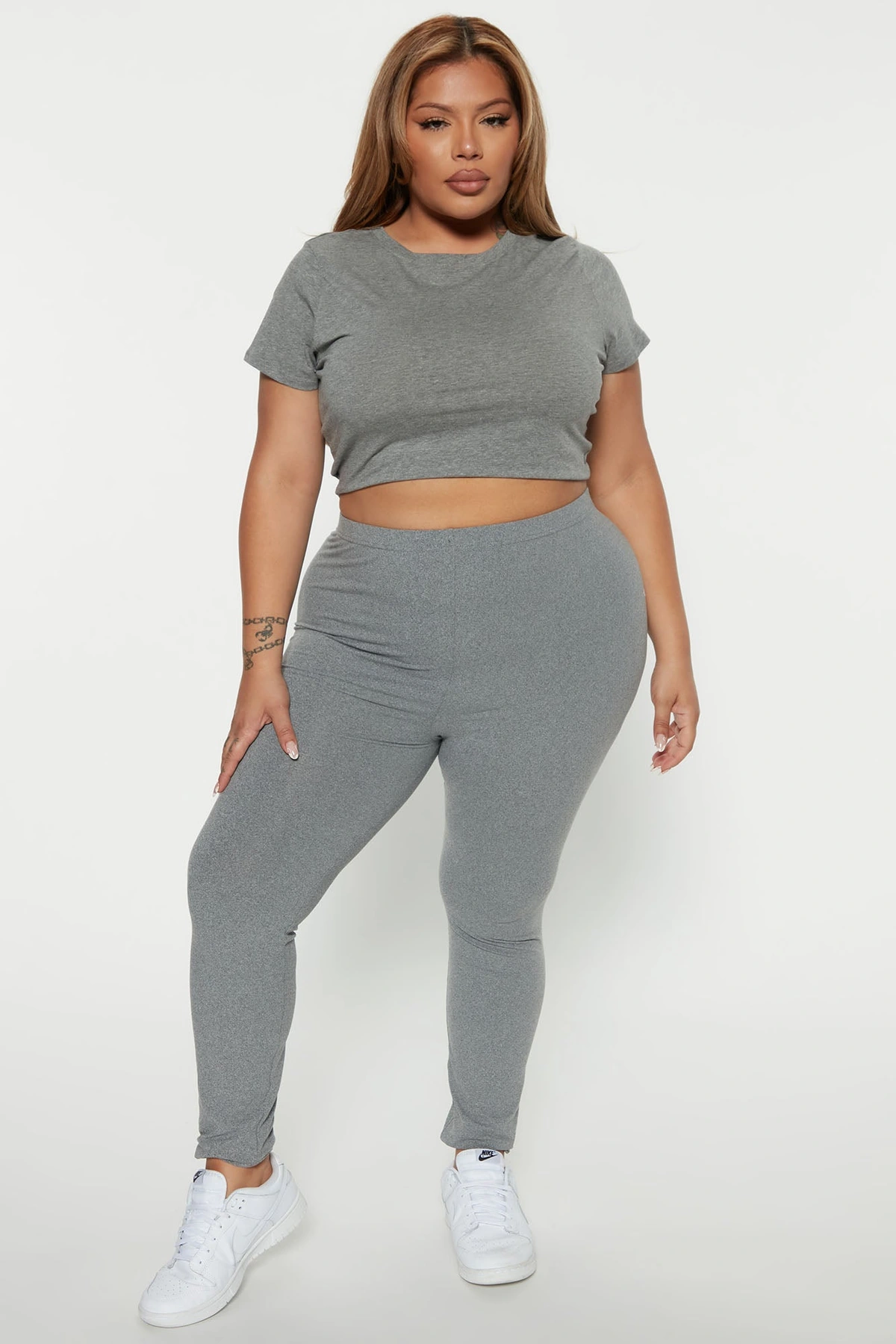 Almost Every Day Leggings - Heather Grey — Cinzento mesclado