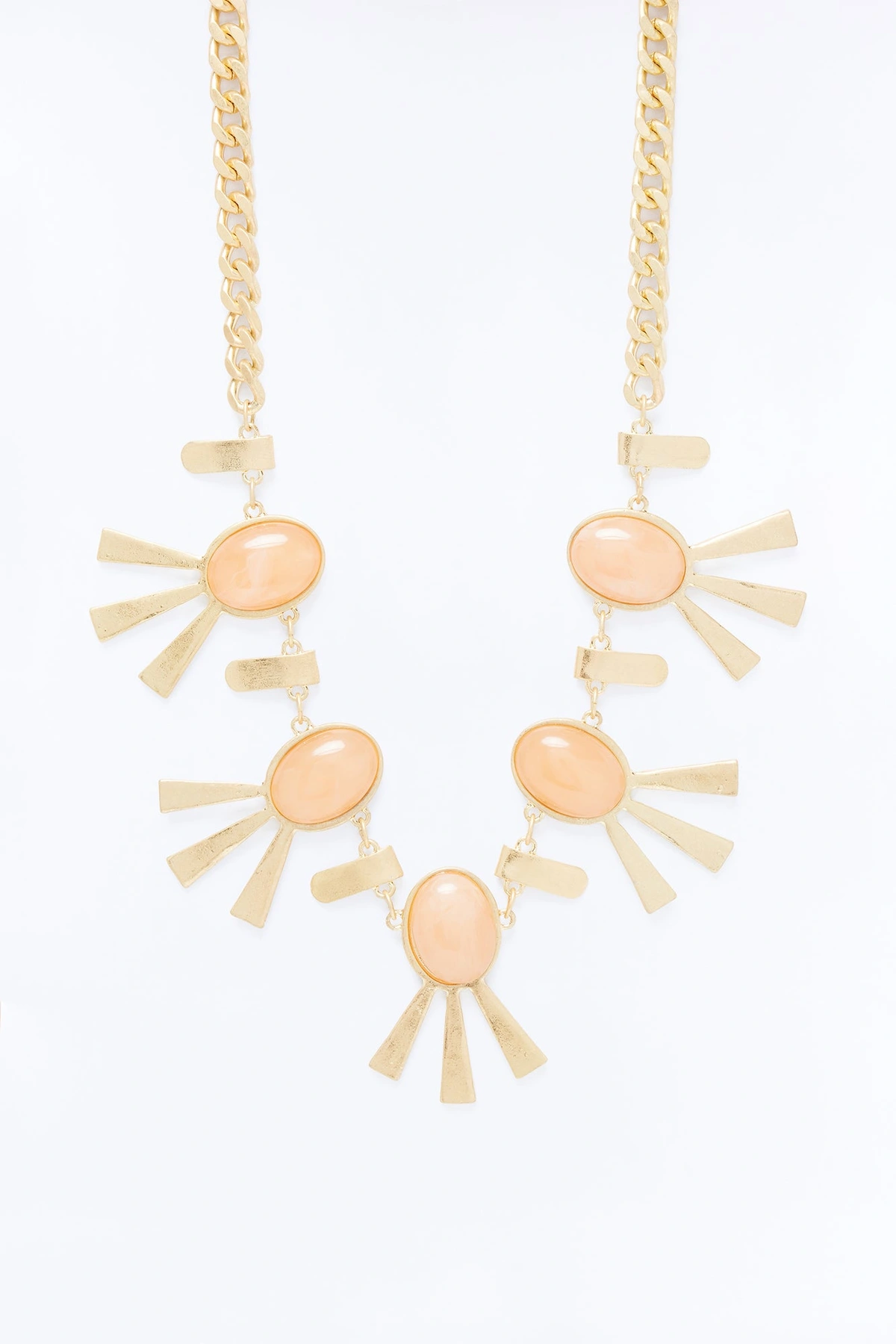 Rays Of Sun Necklace - Gold — Dourado