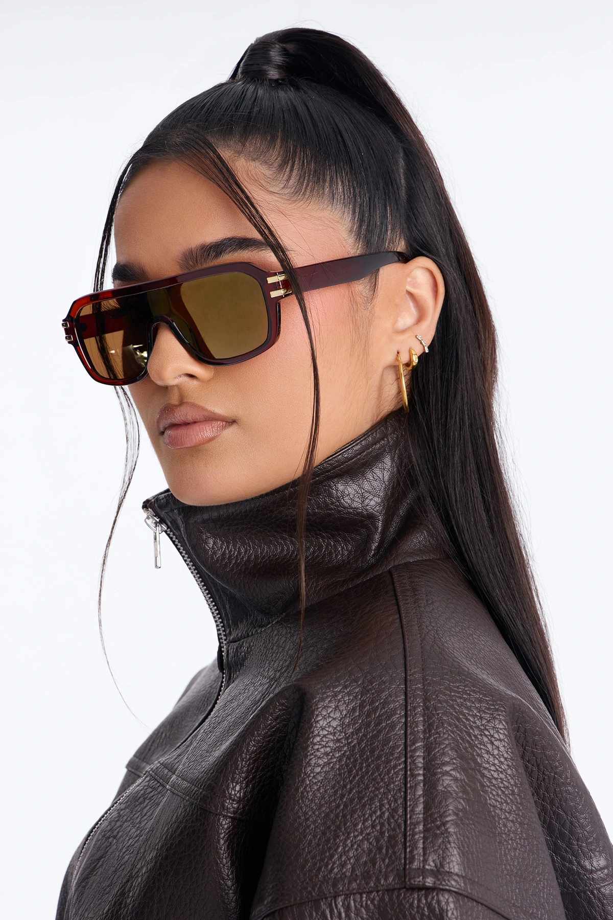Sunglow Flash Sunglasses - Brown — Castanho