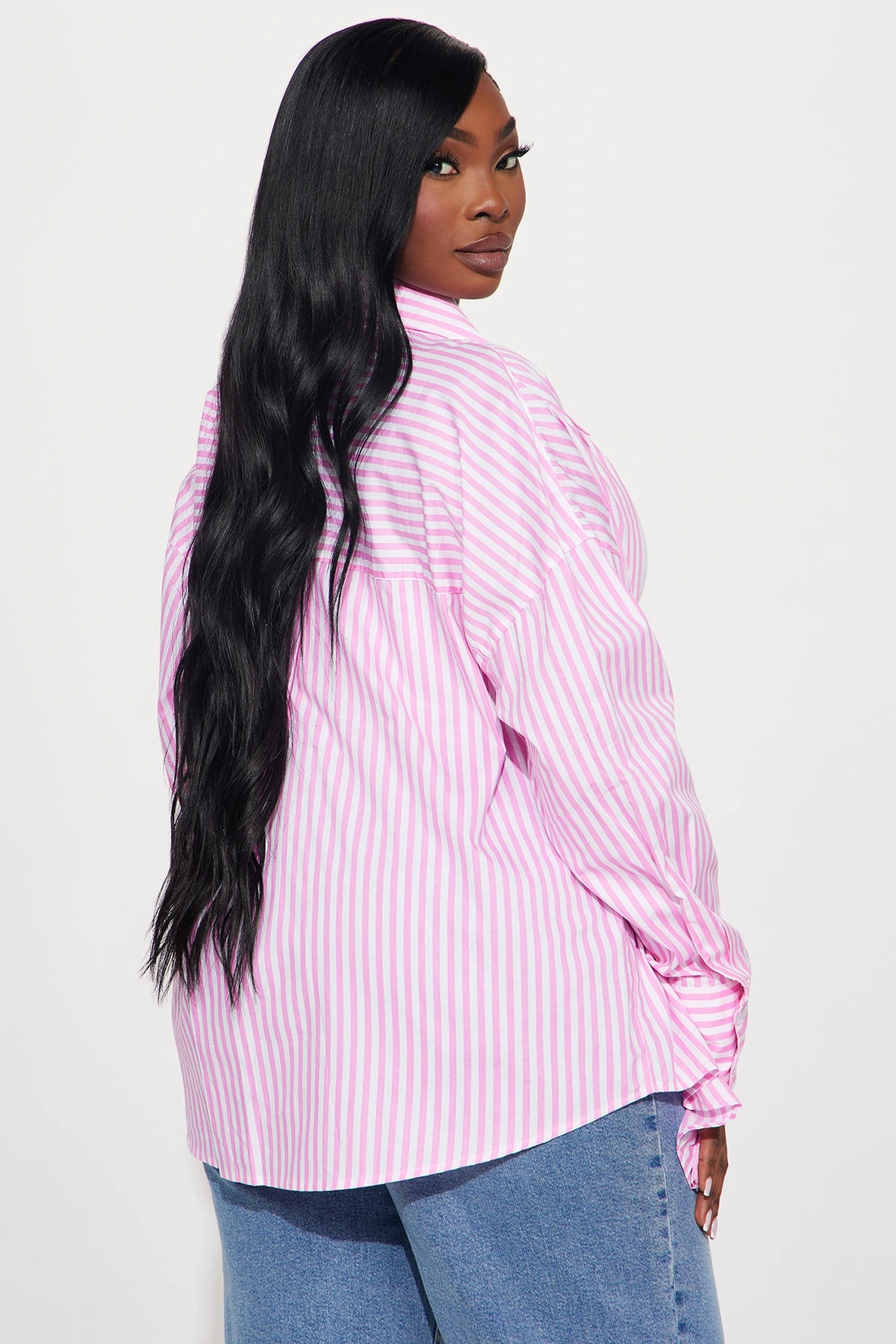 Newport Striped Shirt - Pink/combo — Rosa/combinação