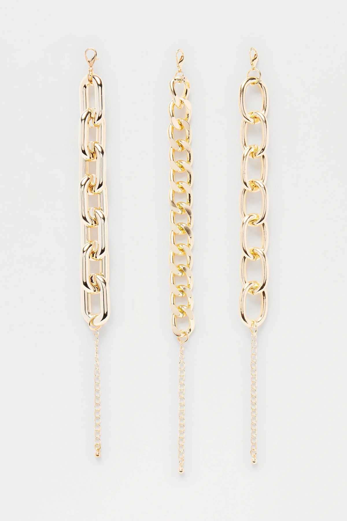 Never The Less 3 Piece Bracelet Set - Gold — Dourado