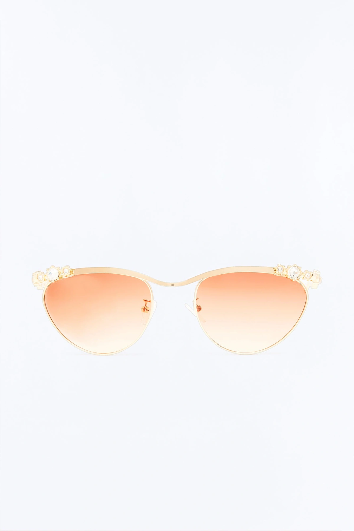 Diva Hours Sunglasses - Gold/Brown — Dourado/Castanho