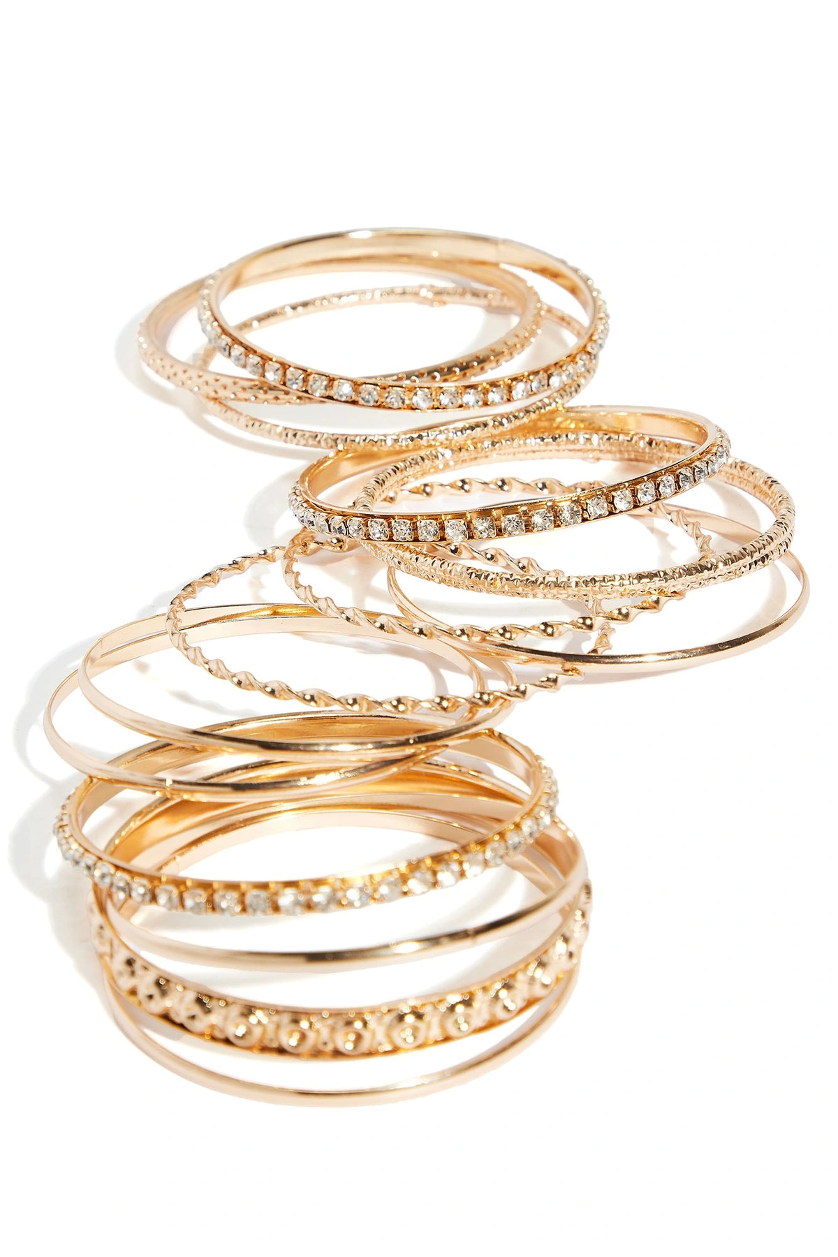Summer Baby 14 Piece Bangle Set - Gold — Dourado