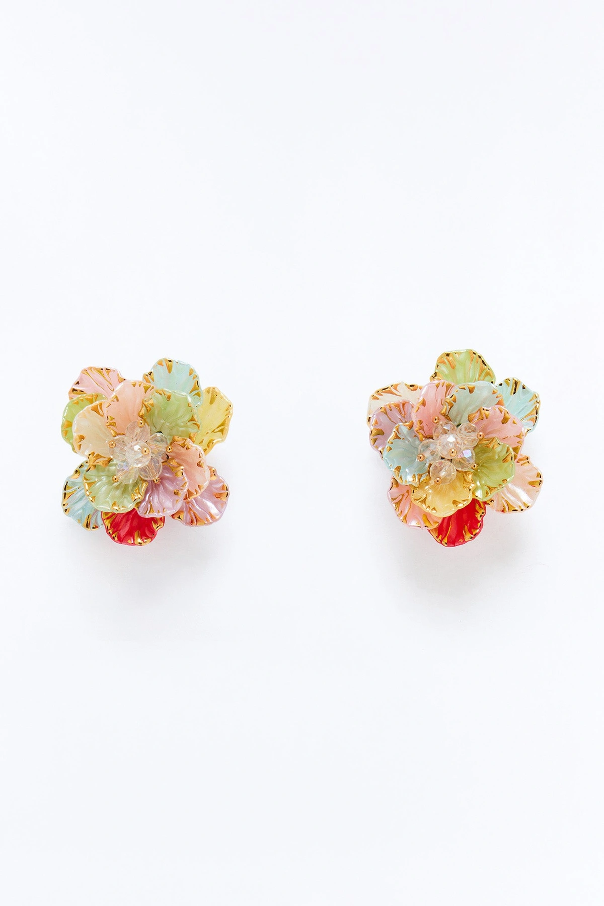 Spring Beauty Earrings - Multi Color — Multicolor