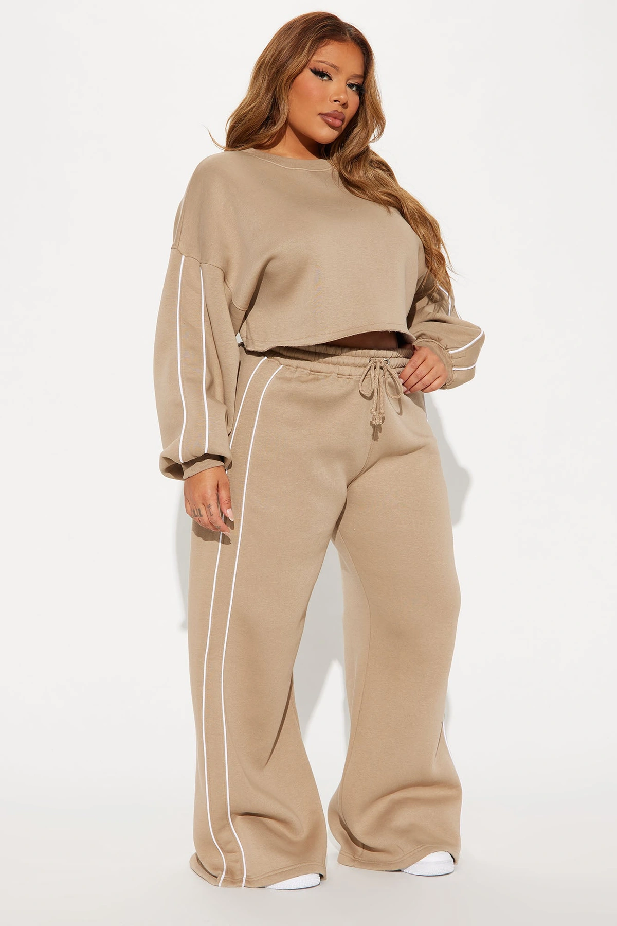 Almost The Weekend Lounge Pant - Taupe — Bege acinzentado