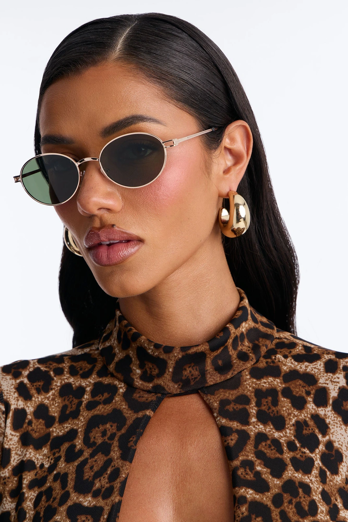 Are We Just Friends Sunglasses - Gold/combo — Dourado/combinação