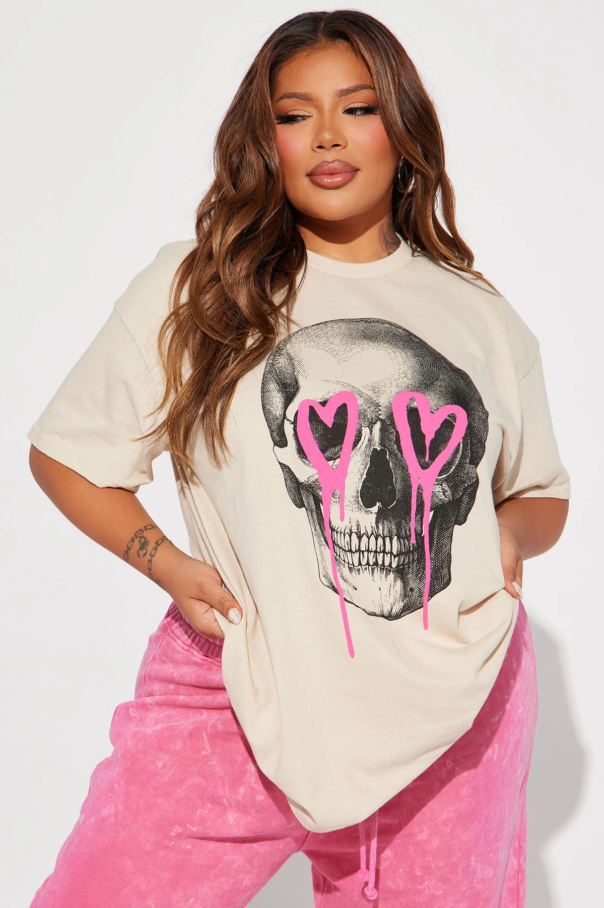 Eternal Love Skull Tshirt - Sand — Sand