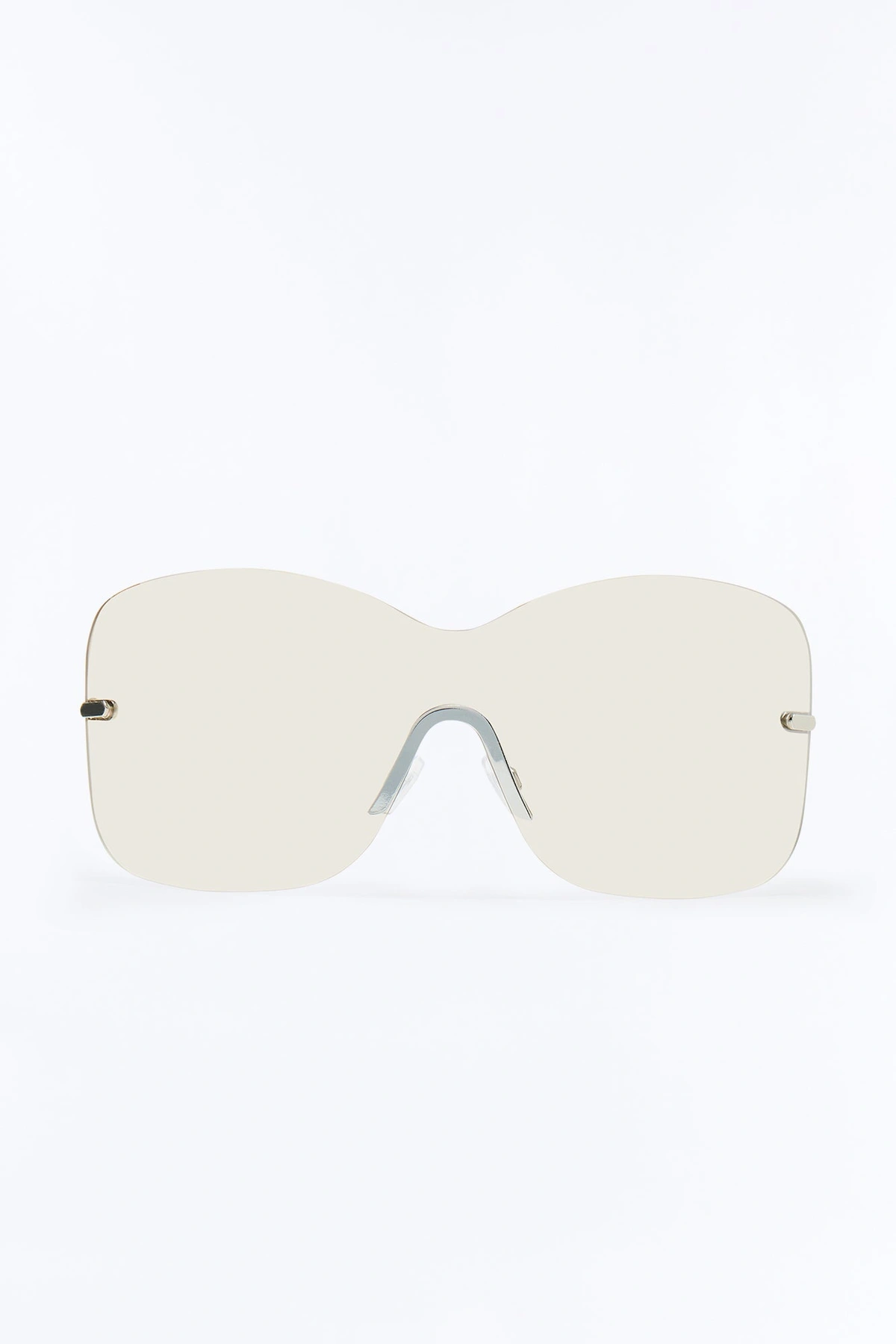 Stacy Shield Sunglasses - Clear — Clear