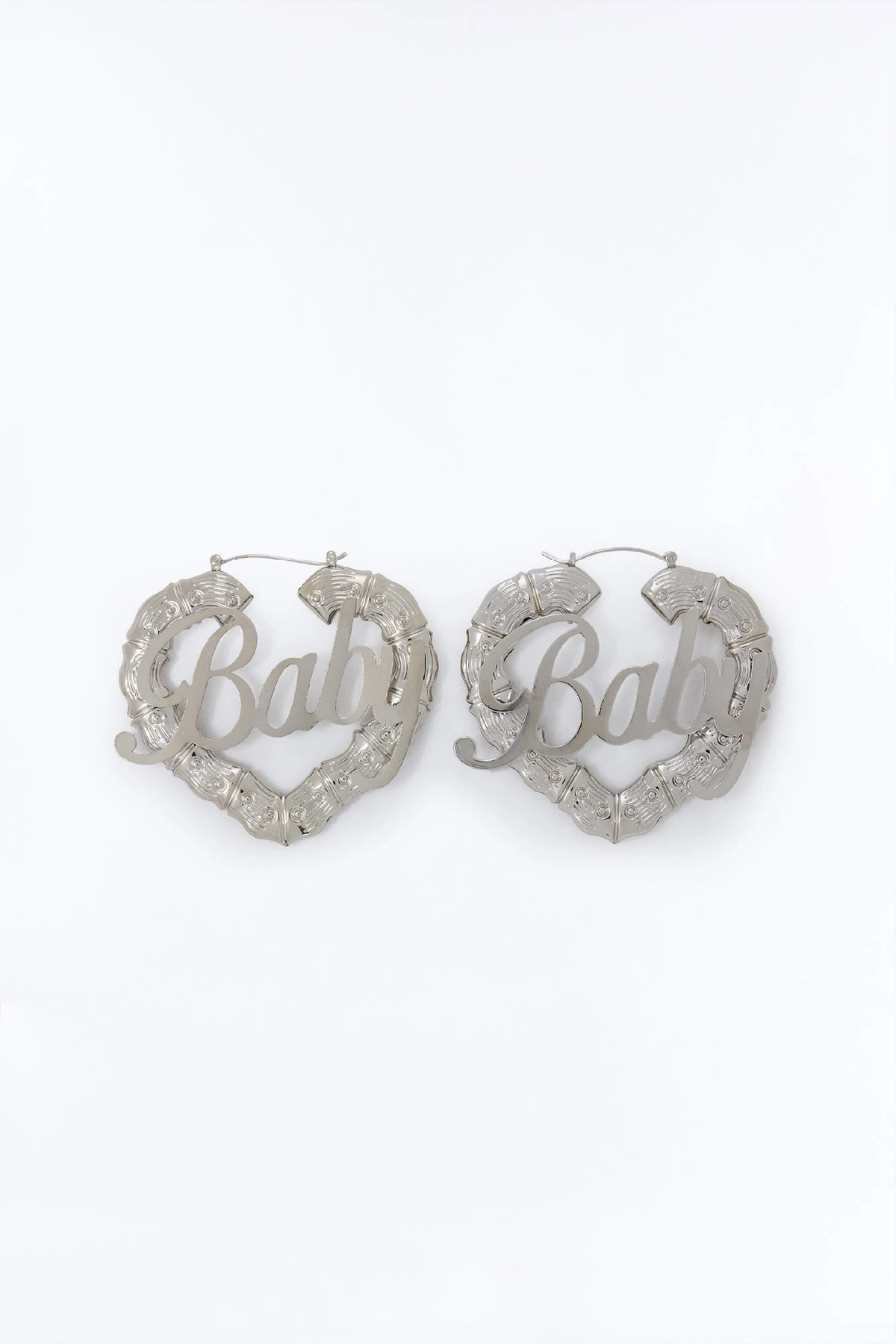 Baby Love Earrings - Silver — Prateado