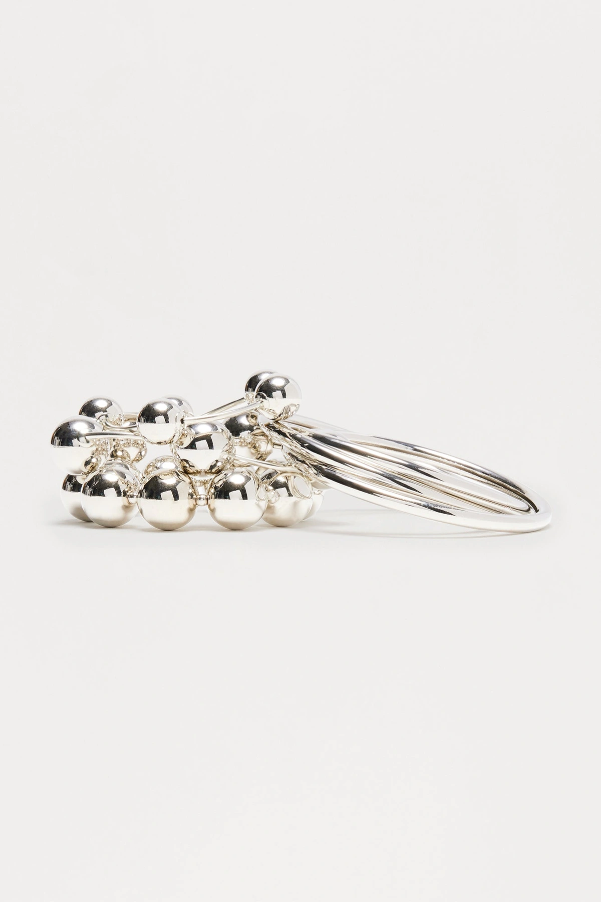More Bubbly 4 Piece Bracelet Set - Silver — Prateado