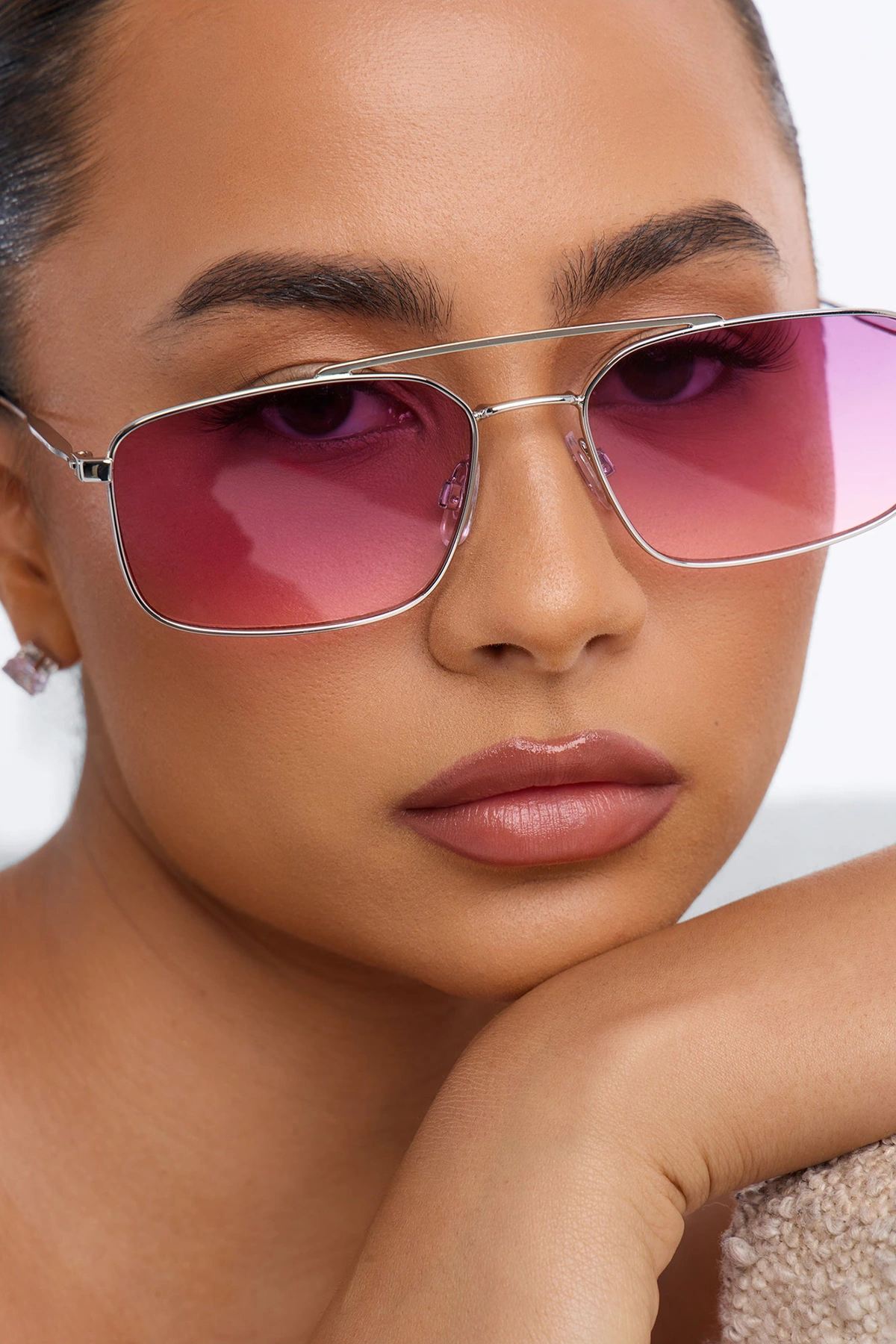 Daybreak Flyer Sunglasses - Silver/Combo — Prateado/combinação