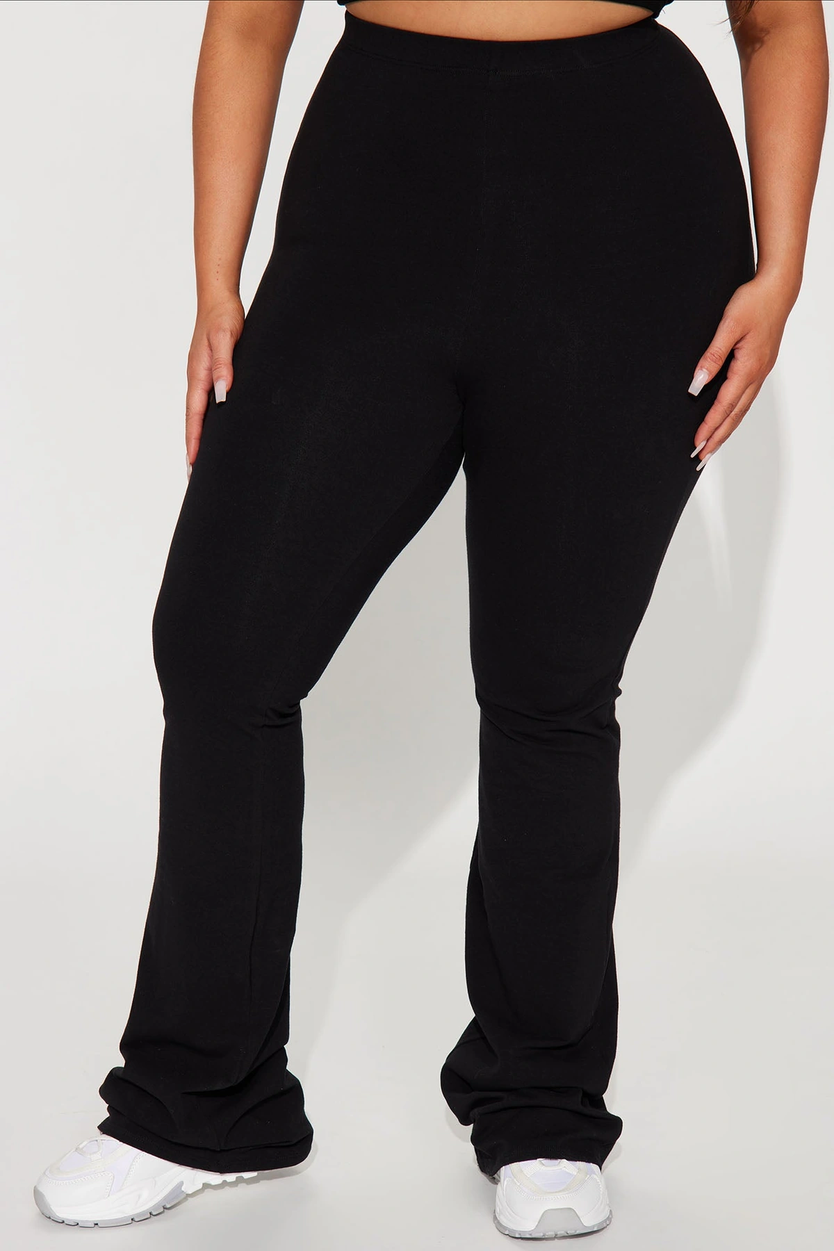 Tall Adriana Flare Pant - Black — Preto