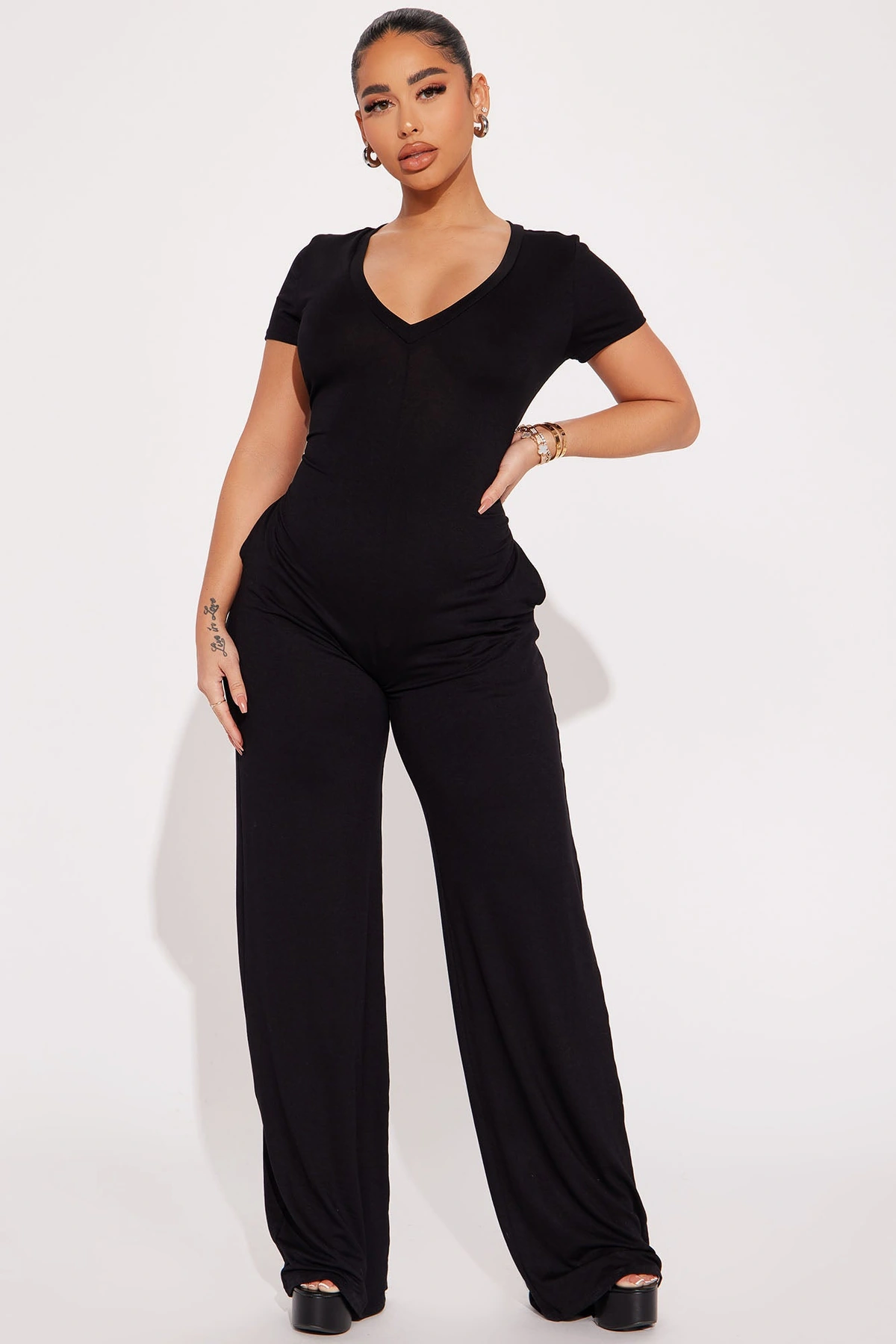 Perfect Weekend Jumpsuit - Black — Preto