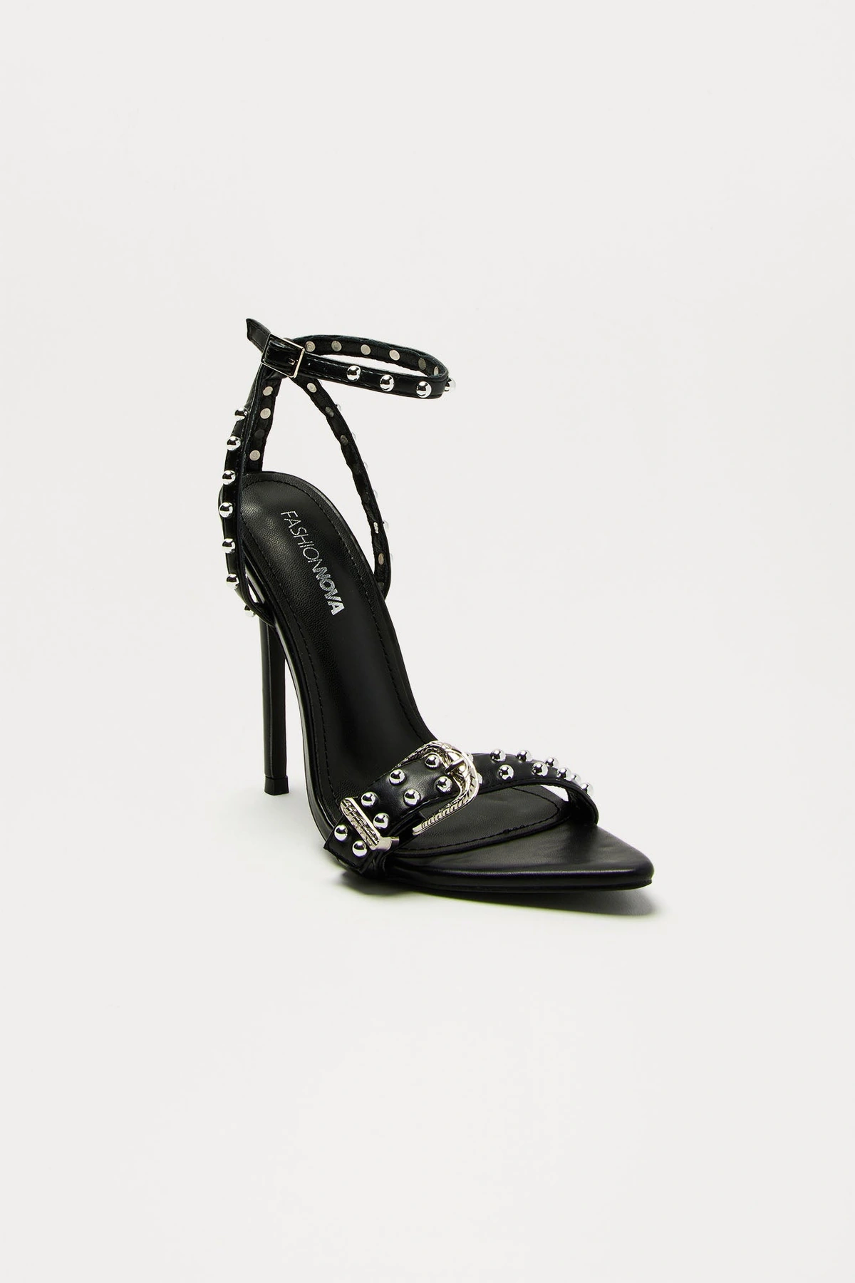 Read My Lips Heels - Black — Preto
